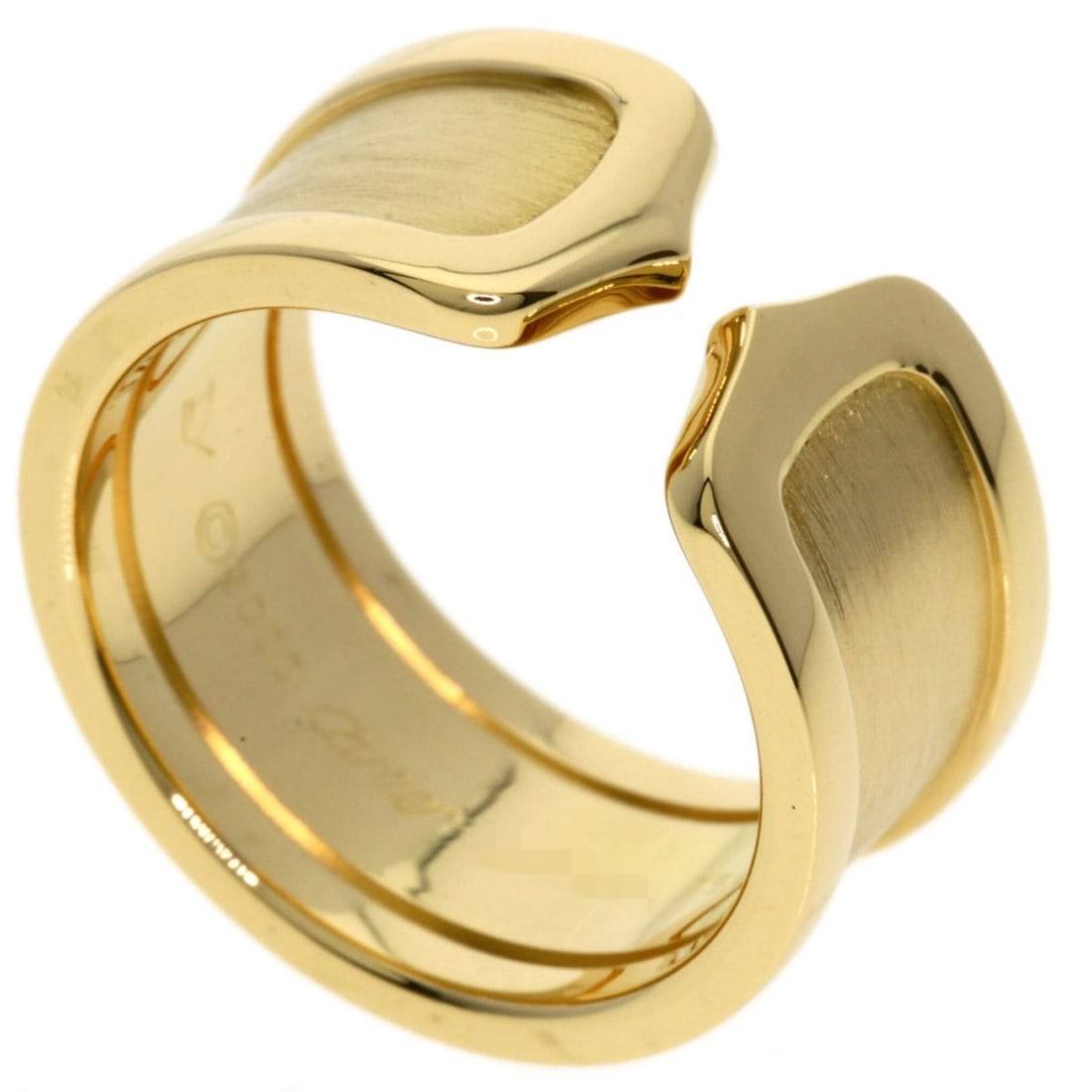 Cartier C2 Ring LM #52 Ring, 18K Yellow Gold, Women's, CARTIER (1 of 14)