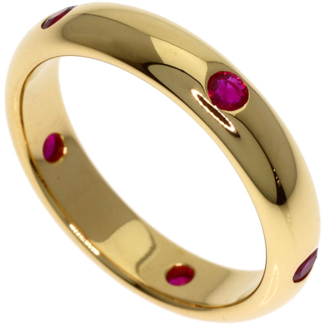 Cartier Stella Ruby Ring #51, 18K Yellow Gold, Women's.: --- Catalog ---Category: SizeJP Size: 11US Size: 6Category: DesignType: Band ringStone: RubyGender: WomenMaterial: Yellow gold (18K)Category: GeneralBrand: Cartier--- Item List ---Section: ConditionRa