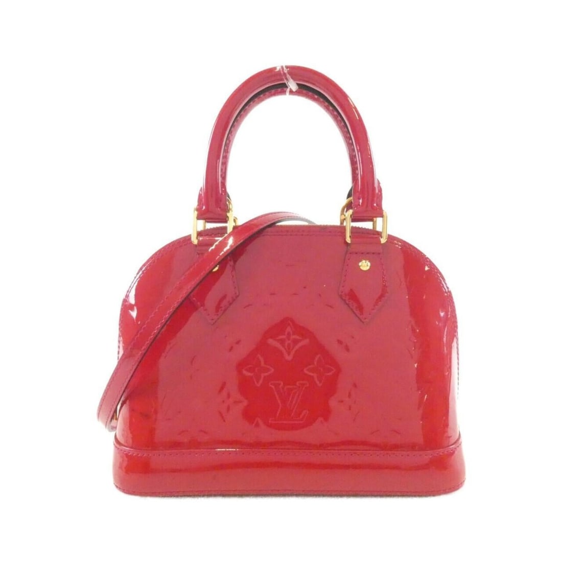 Louis Vuitton Vernis Alma BB M91771 Handbag: --- Catalog ---Category: SizeSize (HxWxD): 19cm x 25cm x 11cm / 7.48'' x 9.84'' x 4.33''Category: DesignType: HandbagColor: Indian roseGender: WomenHardware Color: GoldCategory: GeneralMPN: