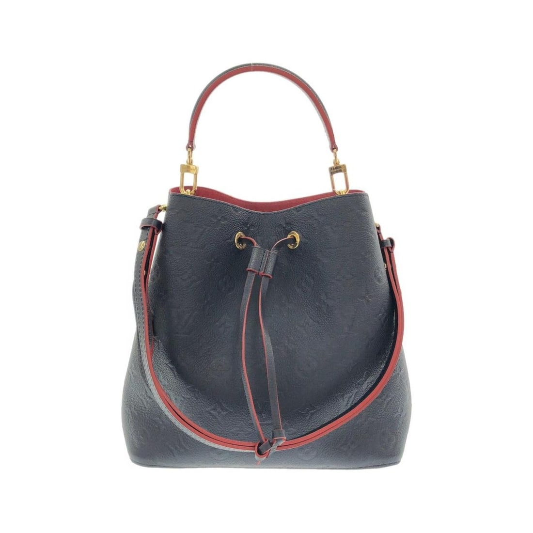 Louis Vuitton Monogram Empreinte Neo Noe M45306 Shoulder Bag: --- Catalog ---Category: SizeSize (HxWxD): 26cm x 26cm x 17cm / 10.23'' x 10.23'' x 6.69''Category: DesignType: Shoulder bagColor: Marine rougeGender: Men,WomenMaterial: Leather Hardware Color: