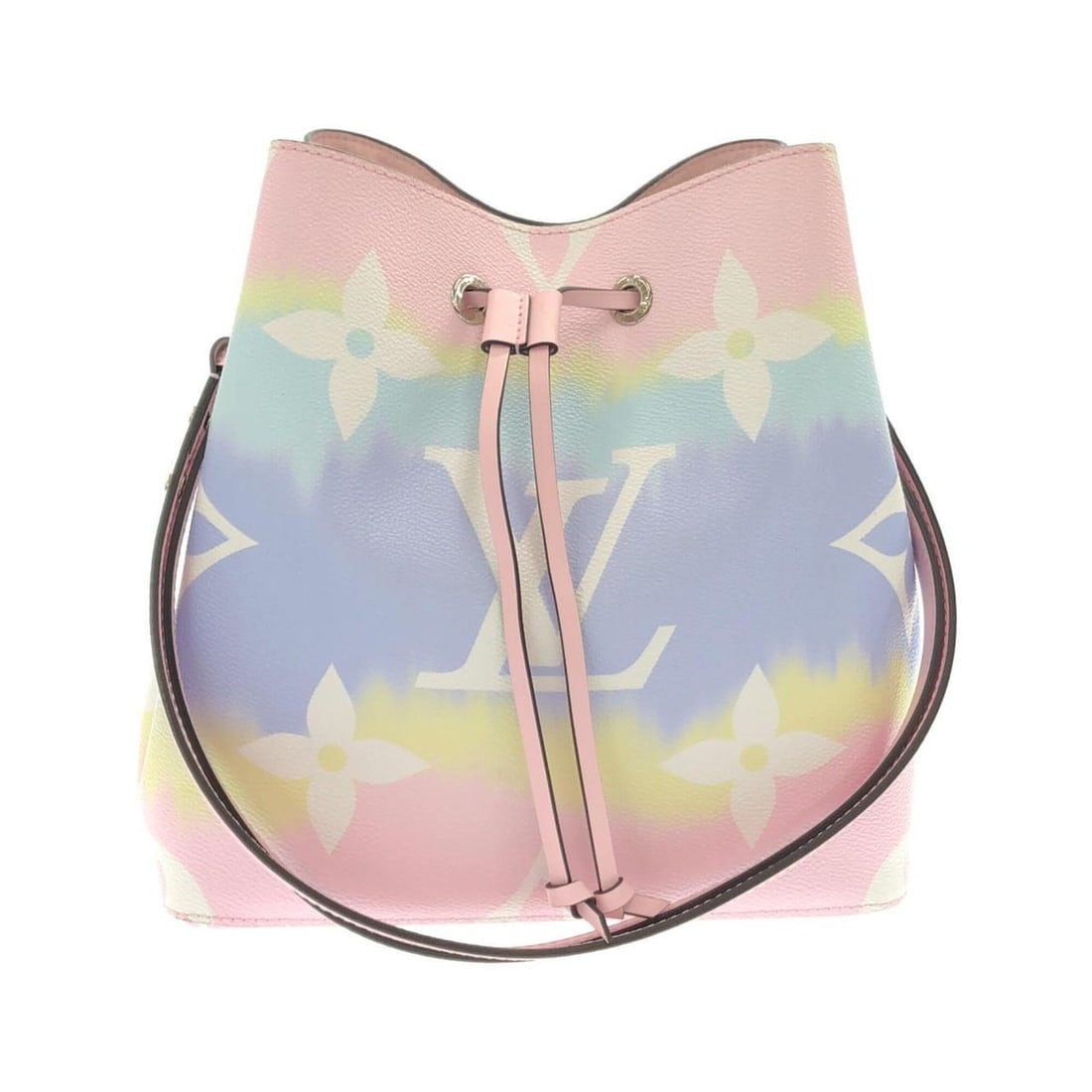 Louis Vuitton LV Escale Neo Noe M45124 Shoulder Bag: --- Catalog ---Category: SizeSize (HxWxD): 26cm x 26cm x 17cm / 10.23'' x 10.23'' x 6.69''Category: DesignType: Shoulder bagColor: Multi-colorGender: Men,WomenMaterial: Coated canvas Hardware Color: