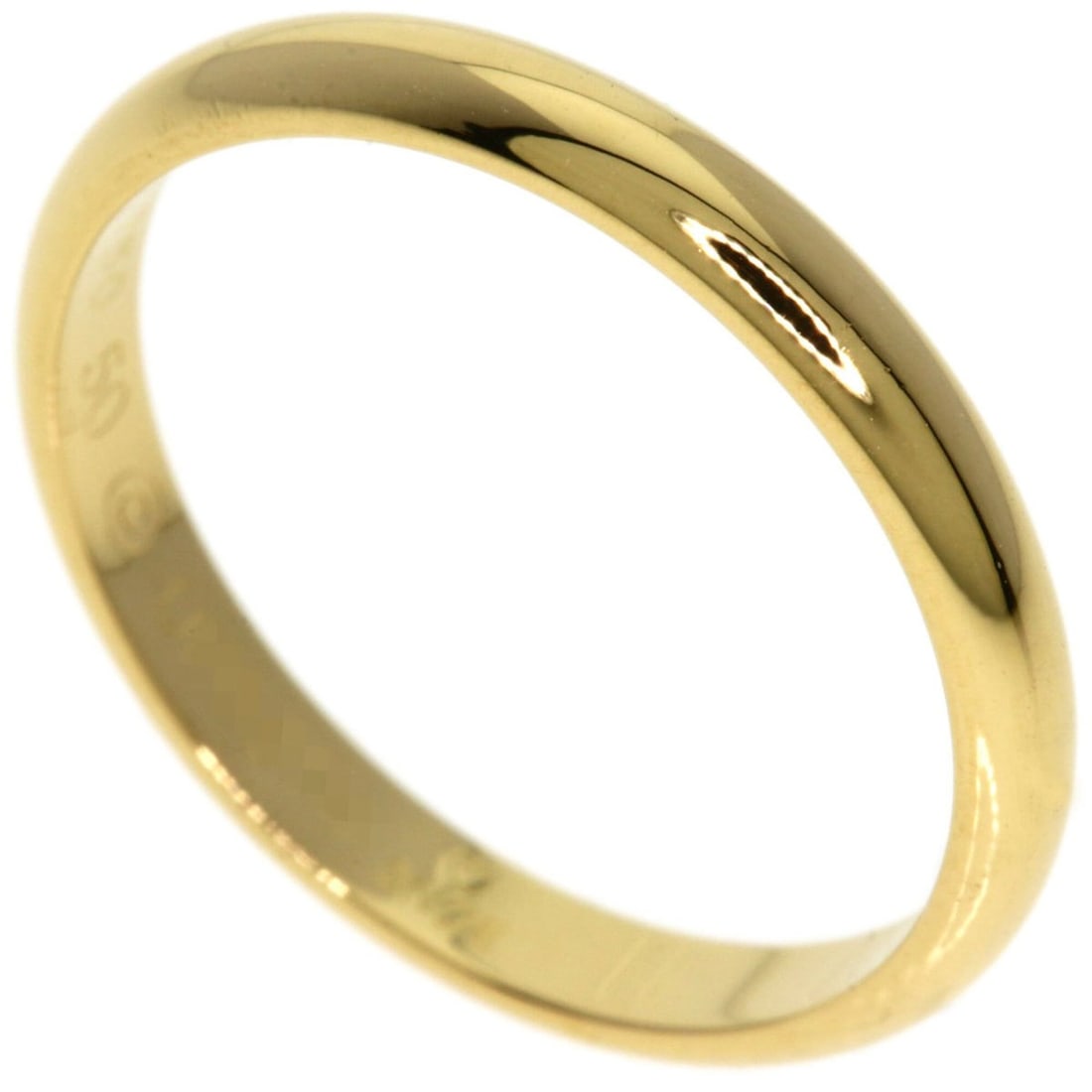 Cartier Wedding Ring #50, 18K Yellow Gold, Women's.: --- Catalog ---Category: SizeJP Size: 10US Size: 5.5Category: DesignType: Band ringGender: WomenMaterial: Yellow gold (18K)Category: GeneralBrand: Cartier--- Item List ---Section: ConditionRanking: Ra