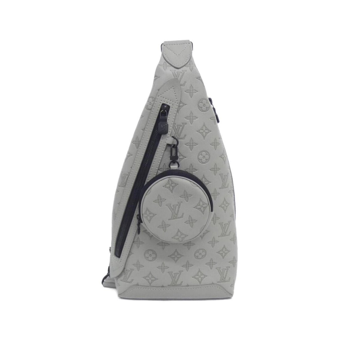 Louis Vuitton Monogram Shadow Duo Sling Bag M14916 Shoulder: --- Catalog ---Category: SizeSize (HxWxD): 42cm x 20cm x 4cm / 16.53'' x 7.87'' x 1.57''Category: DesignType: Pouch, Shoulder bagColor: Black, MonogramGender: MenMaterial: Monogram Shadow Category: Ge