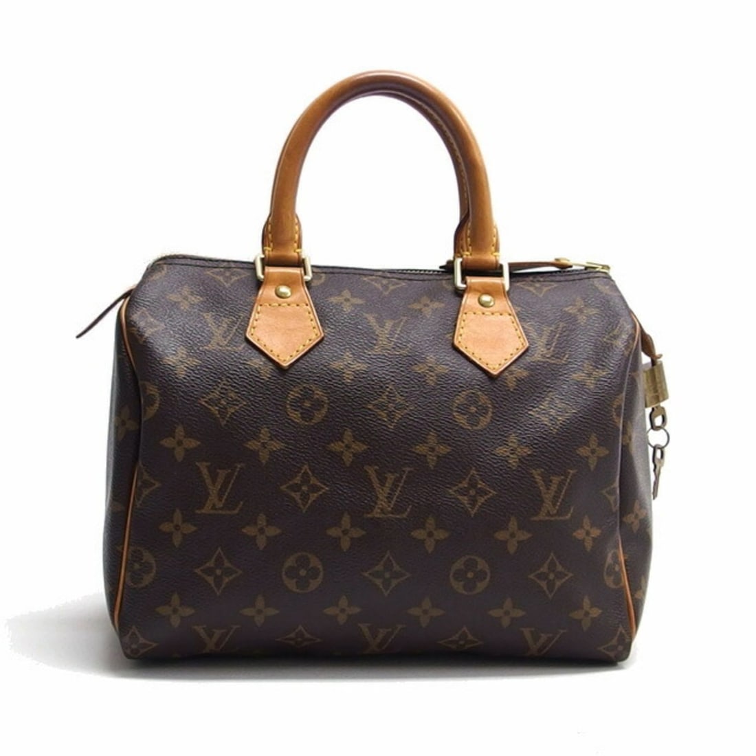 Louis Vuitton Monogram Speedy 25 Handbag M41109: --- Catalog ---Category: SizeWeight: 400g / 14.1oz.Size (HxWxD): 20cm x 25cm x 15cm / 7.87'' x 9.84'' x 5.9''Handle Length: 27cm / 10.62''Category: DesignType: HandbagStyle: CasualGender: