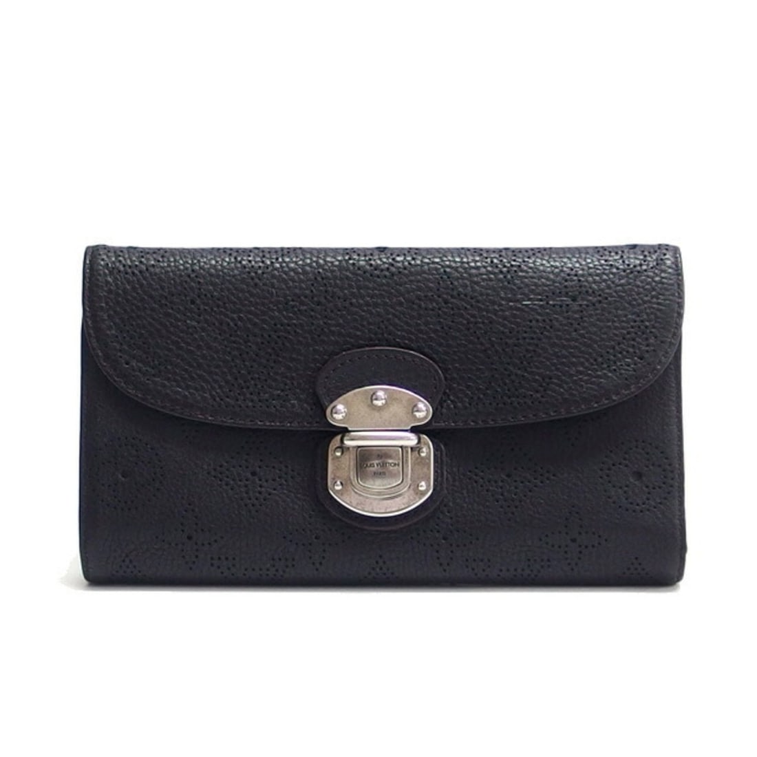 Louis Vuitton Portefeuille Amelia Mahina Long Wallet M58074: --- Catalog ---Category: SizeWeight: 230g / 8.11oz.Size (HxWxD): 10.5cm x 19cm x 3cm / 4.13'' x 7.48'' x 1.18''Category: DesignType: Wallet (tri-fold)Color: Black, NoirGender: MenMaterial: Leather