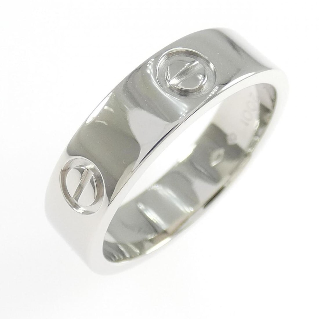 Cartier Love Ring: --- Catalog ---Category: SizeUS Size: 9Brand Size: 58Category: DesignType: Band ringGender: Men,WomenMaterial: Platinum 950Category: GeneralMPN: B4084900Brand: Cartier--- Item List ---Section: