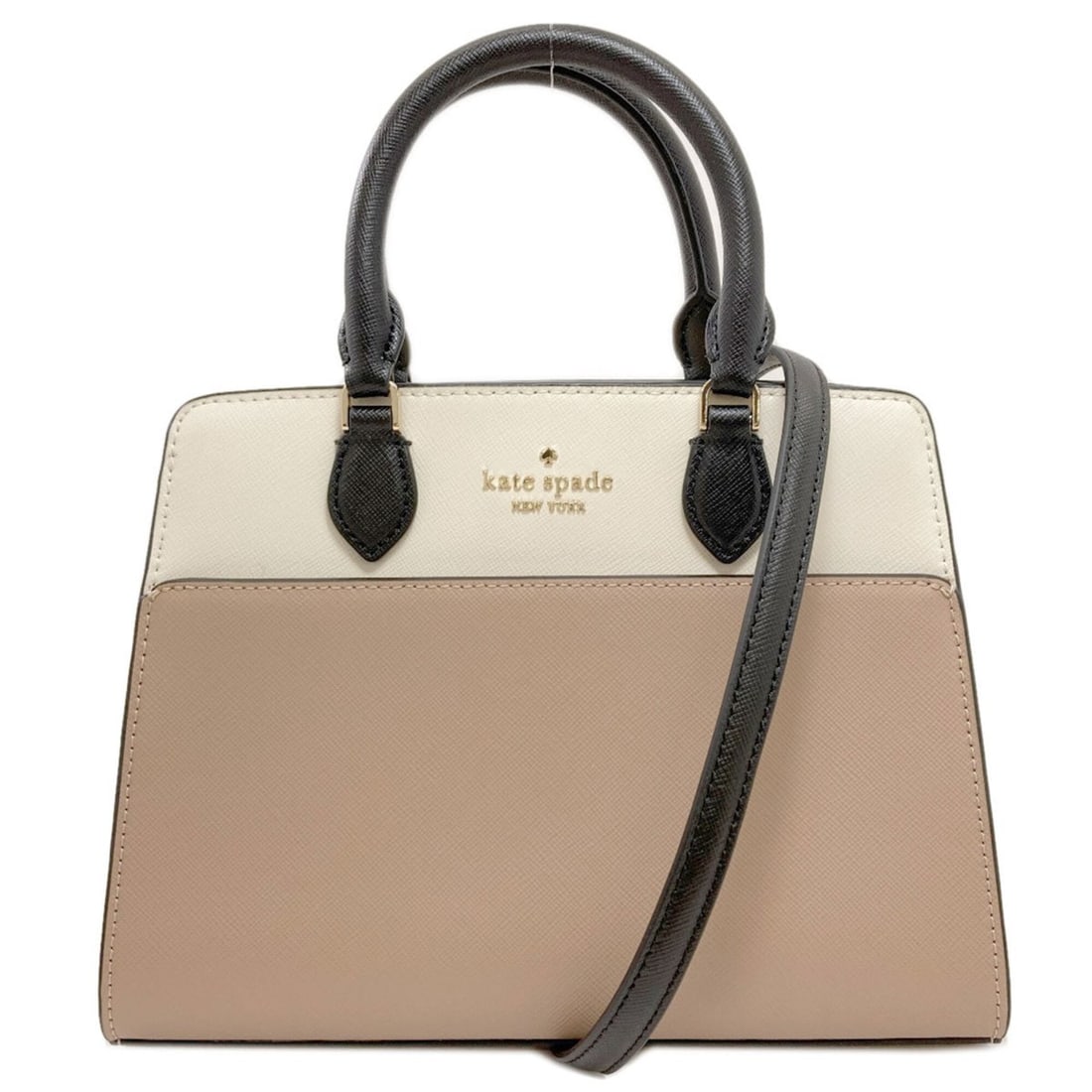 Kate Spade Madison Colorblock Small Satchel 2-Way Handbag PVC Women's kate spade: --- Catalog ---Category: SizeSize (HxWxD): 18cm x 24cm x 11cm / 7.08'' x 9.44'' x 4.33''Strap Length: 109cm - 126cm / 42.91'' - 49.6''Handle Length: 22cm / 8.66''Category: DesignType: HandbagColor: Pi
