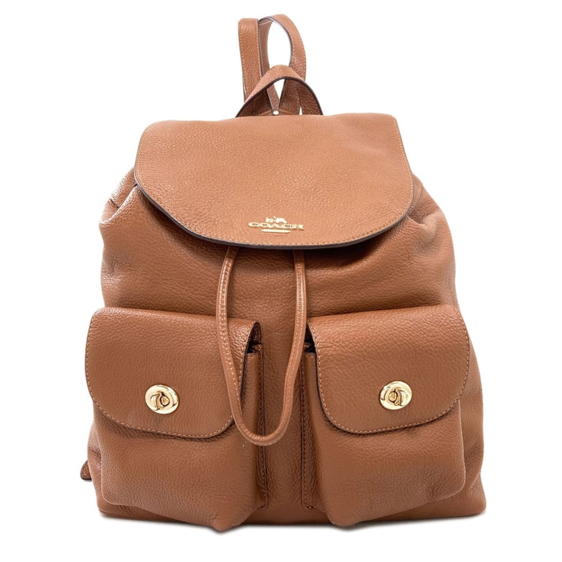 Coach F37410 Logo Backpack/Daypack Bag, Leather, Women's COACH: --- Catalog ---Category: SizeSize (HxWxD): 30cm x 28cm x 11cm / 11.81'' x 11.02'' x 4.33''Strap Length: 60.5cm - 75.5cm / 23.81'' - 29.72''Handle Length: 21cm / 8.26''Category: DesignType: BackpackCol