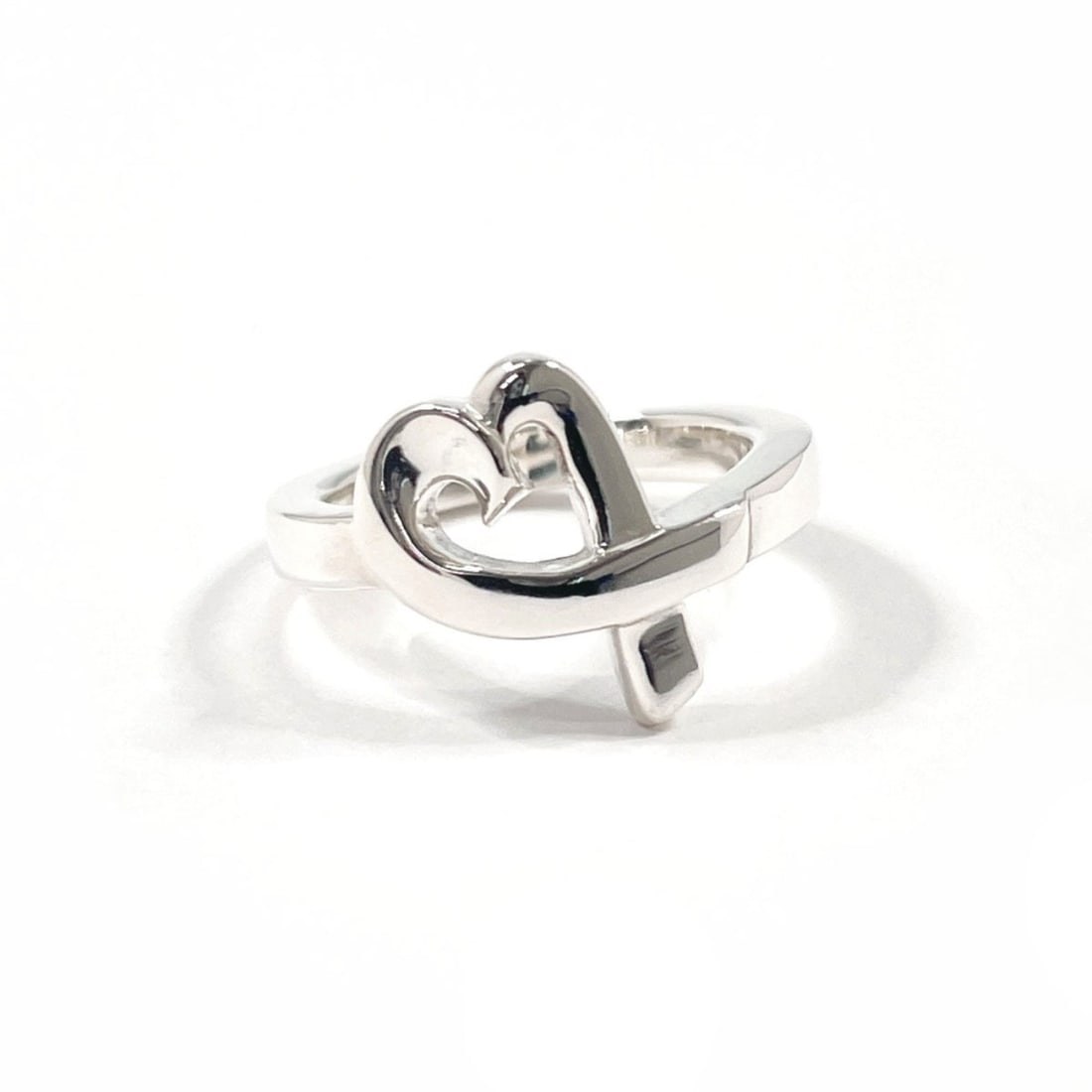 TIFFANY&Co. Tiffany Loving Heart Paloma Picasso Ring, Sterling Silver 925, Size 12, Silver, Women's: --- Catalog ---Category: SizeJP Size: 12US Size: 6.5Category: DesignType: Band ringColor: SilverGender: WomenMaterial: Silver 925Category: GeneralBrand: Tiffany--- Item List ---Section: ConditionRanki
