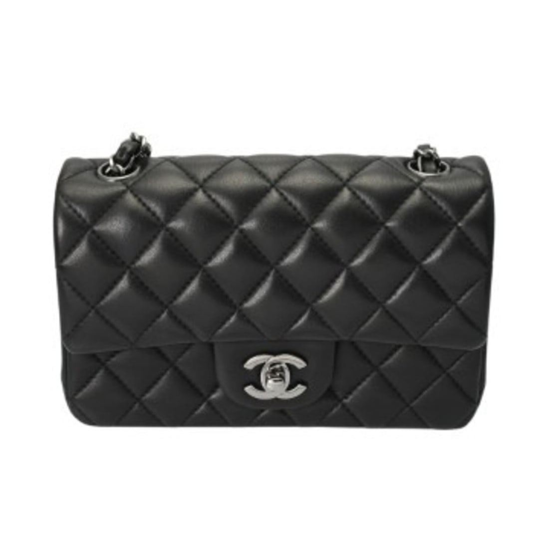 CHANEL Matelassé Mini Flap Bag 20 Black A69900 Women's Lambskin Shoulder A Rank Used Ginzo: --- Catalog ---Category: SizeSize (HxWxD): 12cm x 20cm x 6.5cm / 4.72'' x 7.87'' x 2.55''Category: DesignType: Shoulder bagColor: BlackGender: WomenMaterial: Leather Leather/Fur Type: