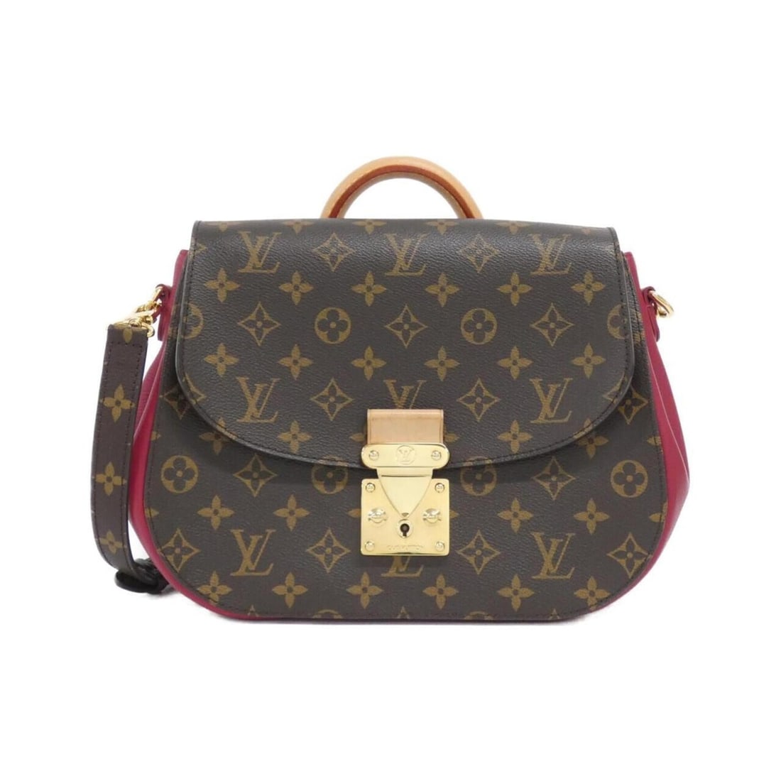 Louis Vuitton Monogram Eden MM M40734 Handbag: --- Catalog ---Category: SizeSize (HxWxD): 23cm x 31cm x 10cm / 9.05'' x 12.2'' x 3.93''Category: DesignType: HandbagColor: Marron, RougeGender: Men,WomenMaterial: Coated canvas , Leather Hardware