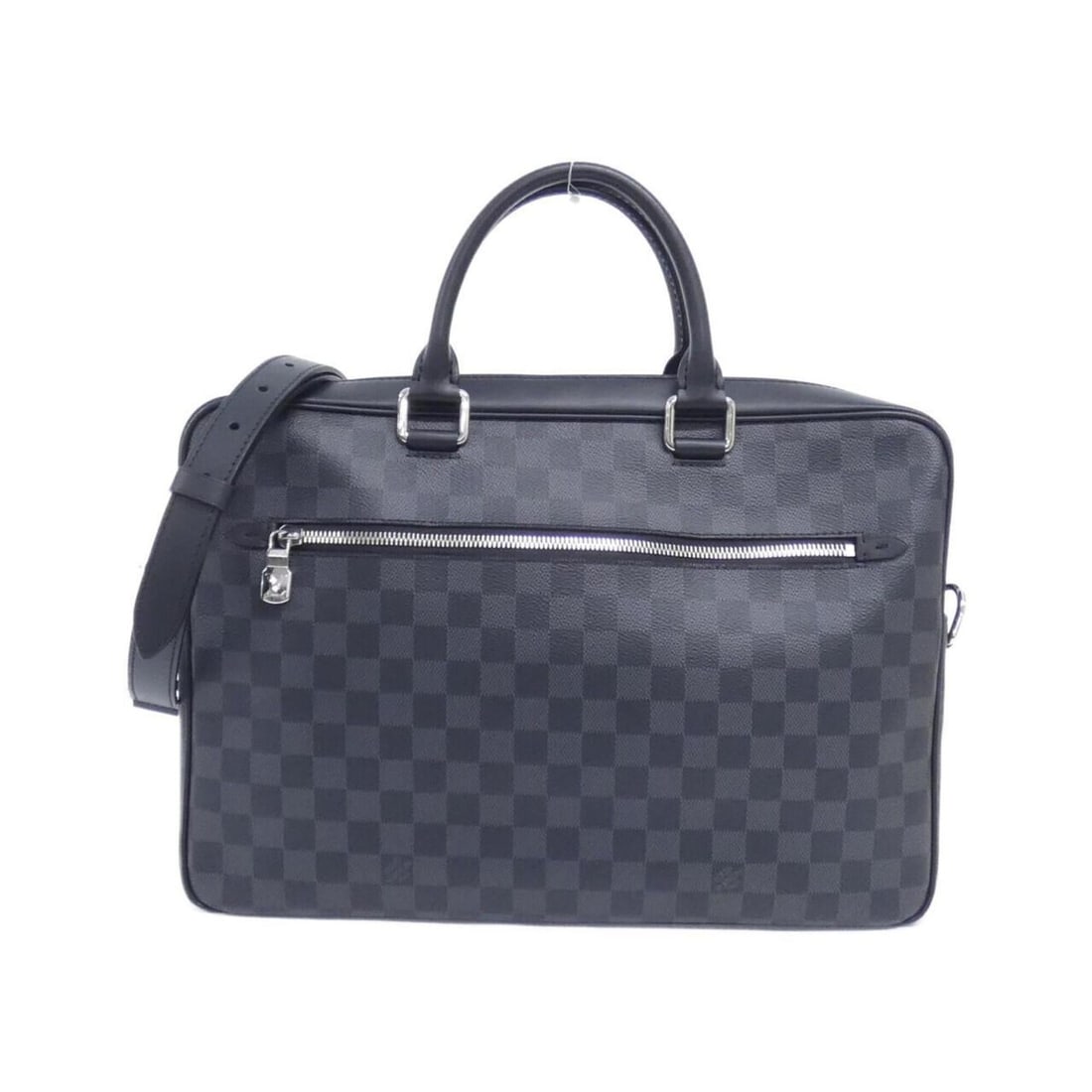 Louis Vuitton Damier Graphite Porte Documents Business MM N50200 Handbag Briefcase: --- Catalog ---Category: SizeSize (HxWxD): 27cm x 38cm x 7cm / 10.62'' x 14.96'' x 2.75''Category: DesignType: Briefcase, HandbagColor: GraphiteGender: MenMaterial: Coated canvas Hardware Color: