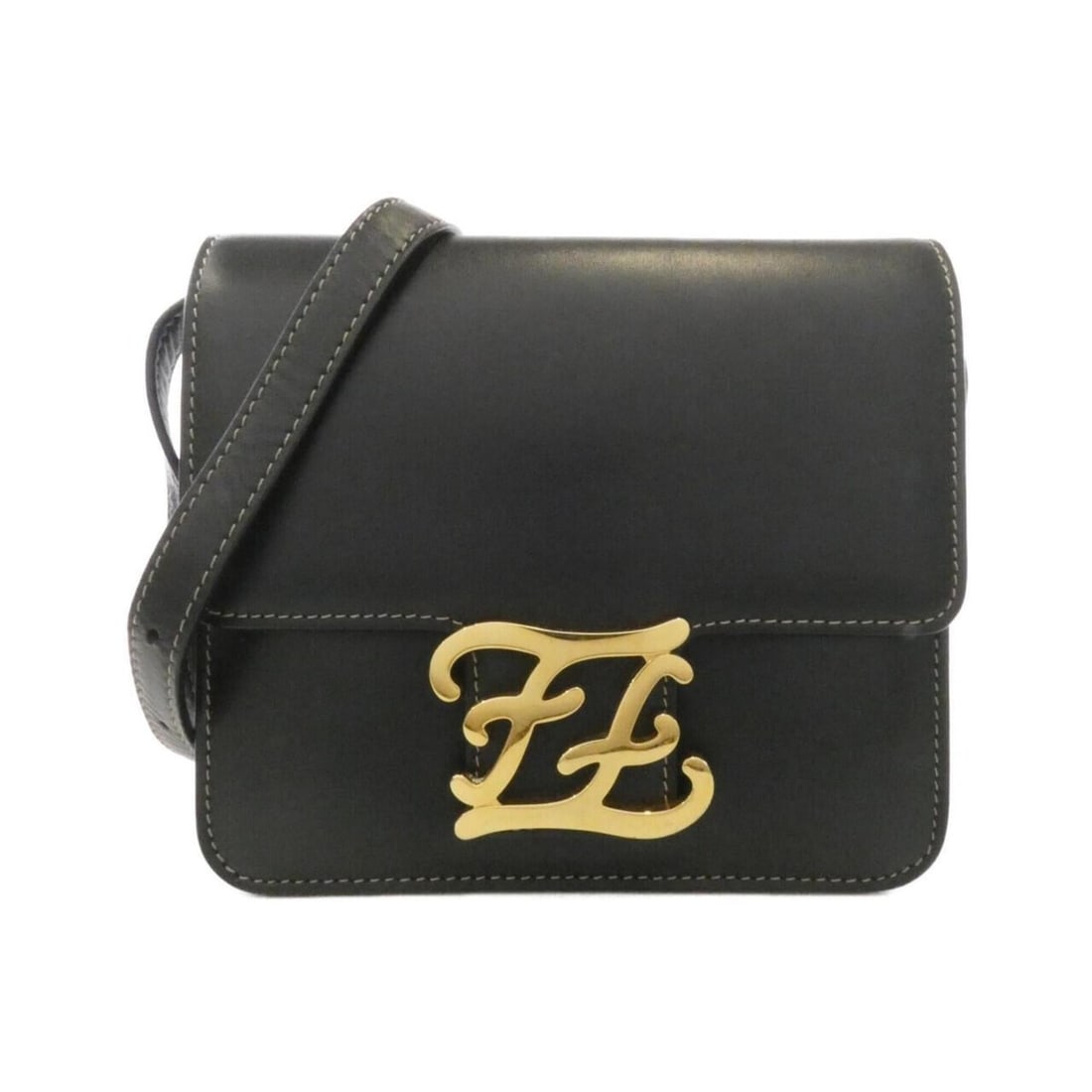 Fendi Calligraphy 8BT317 AAIW Shoulder Bag: --- Catalog ---Category: SizeSize (HxWxD): 15cm x 17cm x 5cm / 5.9'' x 6.69'' x 1.96''Category: DesignType: Shoulder bagColor: BlackGender: WomenMaterial: Leather Hardware Color: GoldLeather/Fur