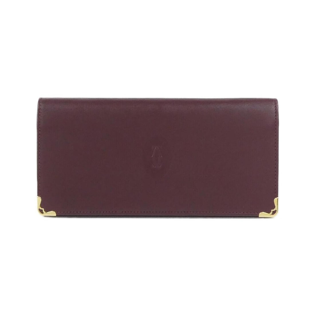 Cartier MUST DE CARTIER L3000465 Billfold: --- Catalog ---Category: SizeSize (HxWxD): 9cm x 18cm x 1.5cm / 3.54'' x 7.08'' x 0.59''Category: DesignType: Long bill wallet (tri-fold)Color: BordeauxGender: WomenMaterial: Leather Category:
