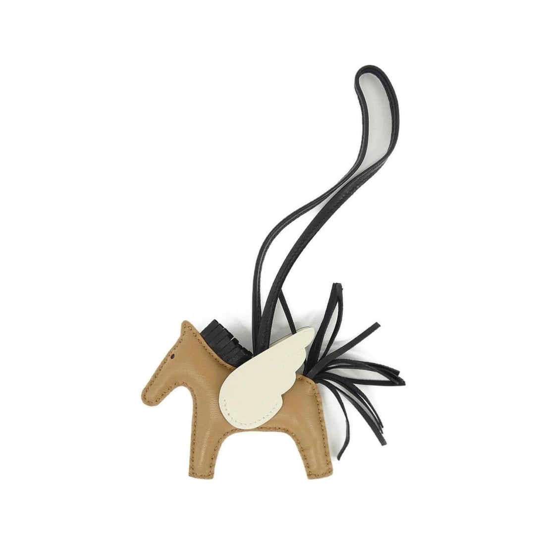 Hermes Rodeo Pegasus Accessory Bag Charm PM 083010CA: --- Catalog ---Category: SizeChain Length: 320.00mm / 12.60''Size (HxWxD): 75.00mm x 85.00mm / 2.95'' x 3.35''Category: DesignType: Handbag charmColor: Black, Multi-colorGender: Women,MenCategory: