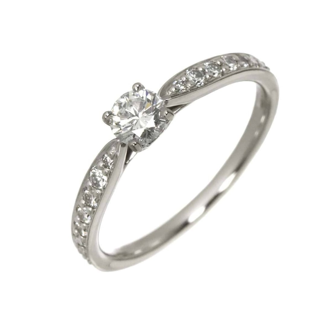 Tiffany & Co. Harmony Diamond Ring, 0.25ct Diamond, Platinum.: --- Catalog ---Category: SizeJP Size: 9US Size: 5Category: DesignType: Band ringGender: WomenMaterial: Platinum 950Category: GeneralBrand: Tiffany--- Item List ---Section: ConditionRanking: Rank SA Us