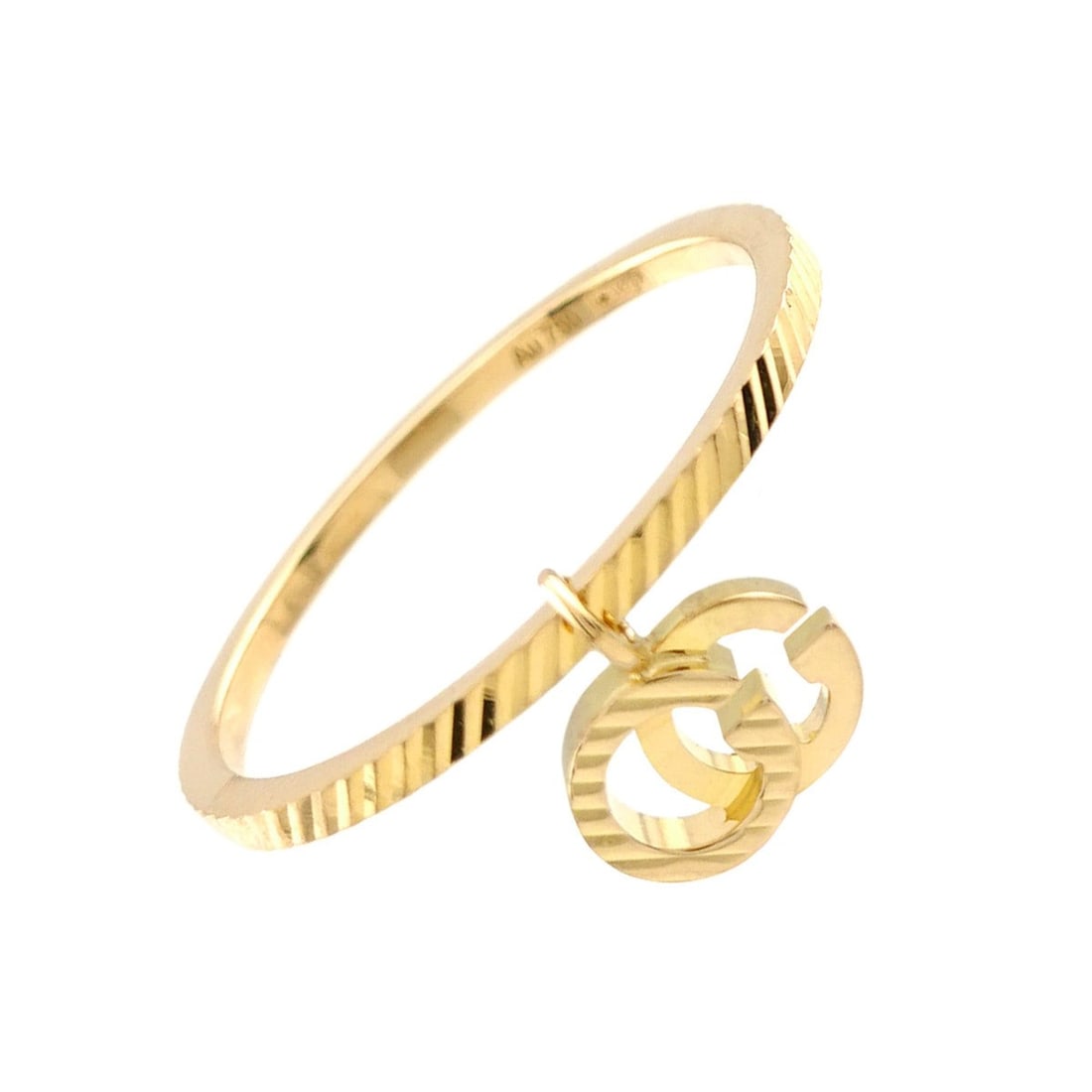 Gucci GG Running #12 Ring, 18K YG Yellow Gold 750: --- Catalog ---Category: SizeJP Size: 12US Size: 6.5Category: DesignType: Band ringGender: WomenMaterial: Yellow gold (18K)Category: GeneralBrand: Gucci--- Item List ---Section: ConditionRanking: Rank