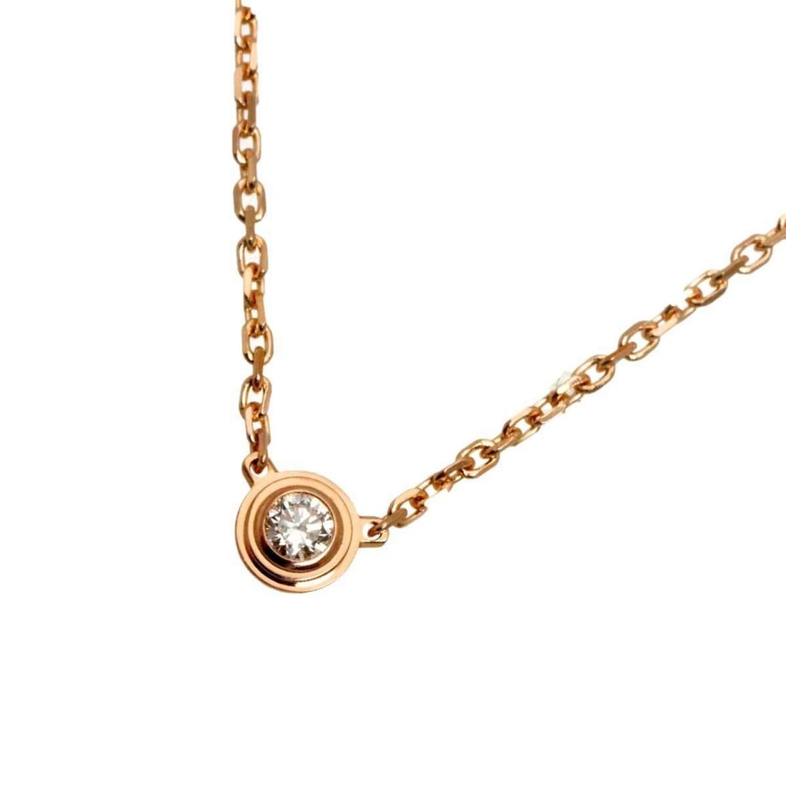 Cartier d'Amour Diamond Necklace XS 41cm 18K PG Pink Gold 750 Diamants: --- Catalog ---Category: SizePendant Size: 3.7mm x 3.7mm / 0.14'' x 0.14''Neck Circumference: 41 cm / 16.14''Category: DesignGender: WomenMaterial: Pink gold (18K)Necklace Type: NecklaceCategory: Gene