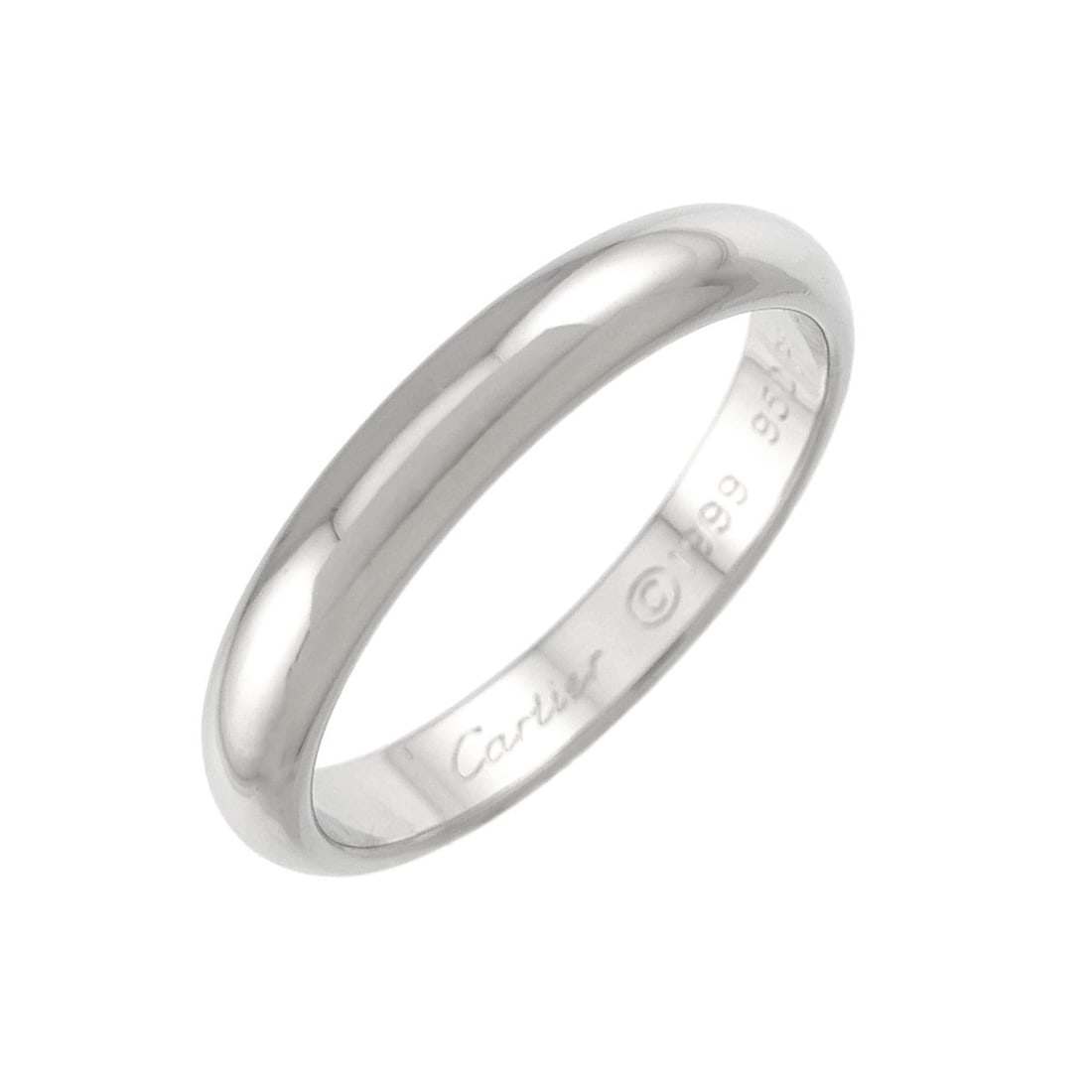 Cartier 1895 Classic Band Ring #58, 3.3mm wide, Platinum.: --- Catalog ---Category: SizeUS Size: 9Brand Size: 58Category: DesignType: Band ringGender: Women,MenMaterial: Platinum 950Category: GeneralBrand: Cartier--- Item List ---Section: ConditionRanking: Ra