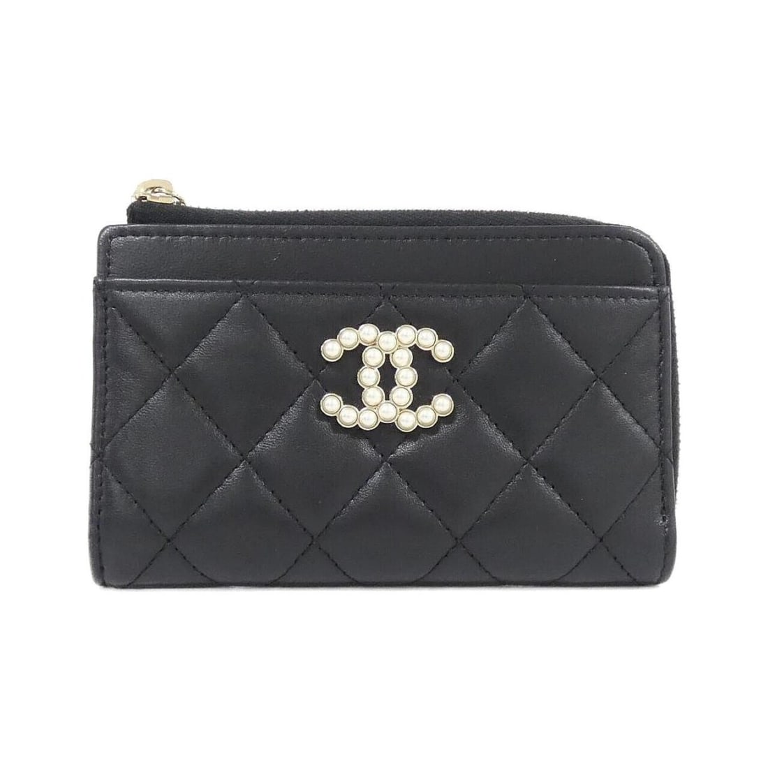 Chanel AP3816 Business Card Holder/Card Case: --- Catalog ---Category: DesignType: Business card caseColor: BlackGender: WomenMaterial: Leather Leather/Fur Type: LambskinCategory: GeneralBrand: ChanelCategory: Physical PropertiesSize (HxWxD):