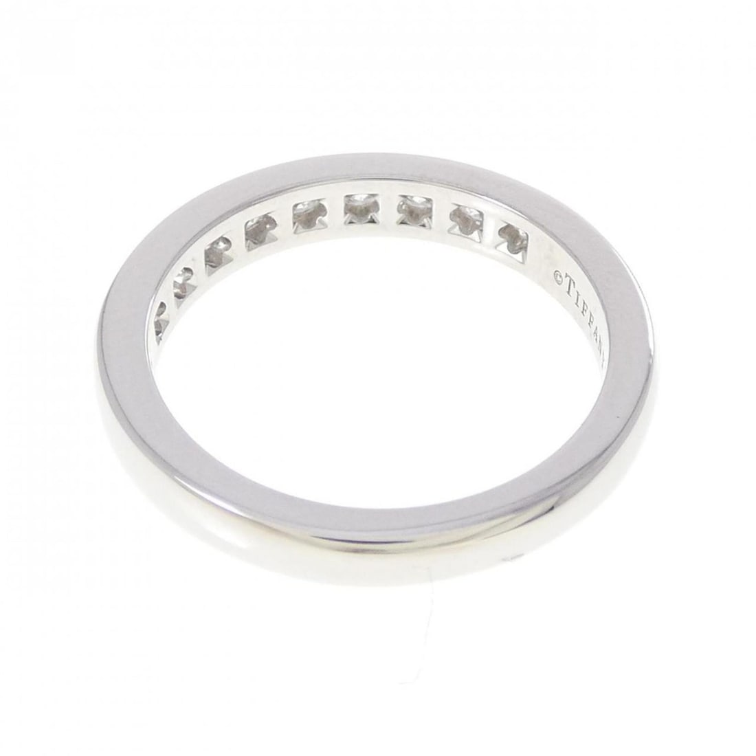Tiffany Half Circle Channel Setting Ring - 3