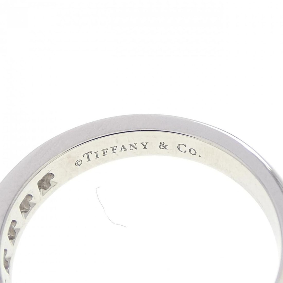 Tiffany Half Circle Channel Setting Ring - 4