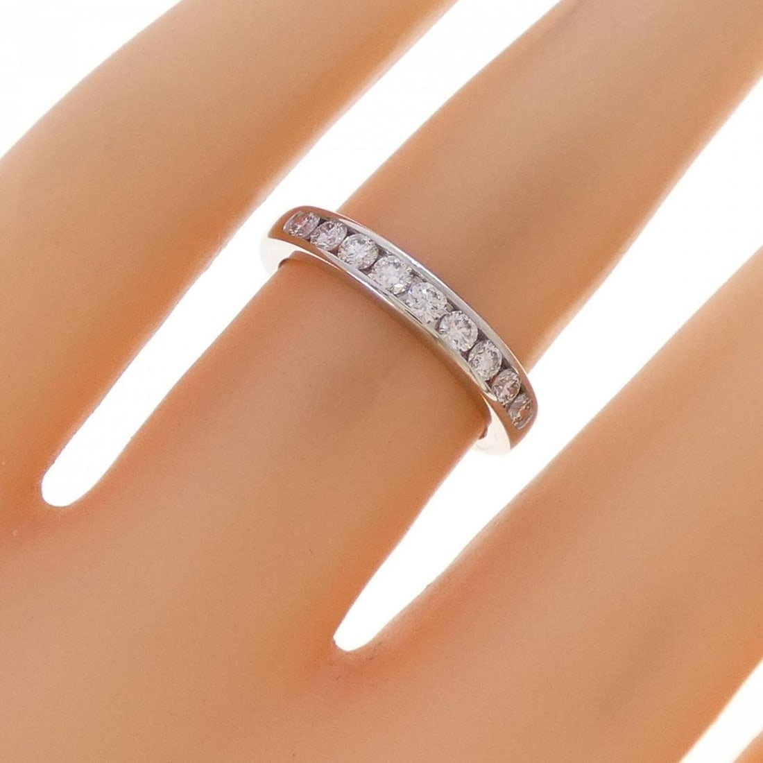 Tiffany Half Circle Channel Setting Ring - 5