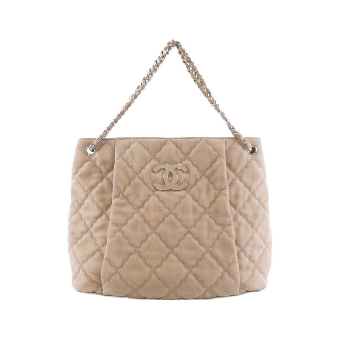 Chanel Hampton Line 66132 Shoulder Bag: --- Catalog ---Category: SizeSize (HxWxD): 31cm x 40cm x 10cm / 12.2'' x 15.74'' x 3.93''Category: DesignType: Shoulder bagColor: Light beigeGender: WomenMaterial: Leather Category: GeneralMPN: