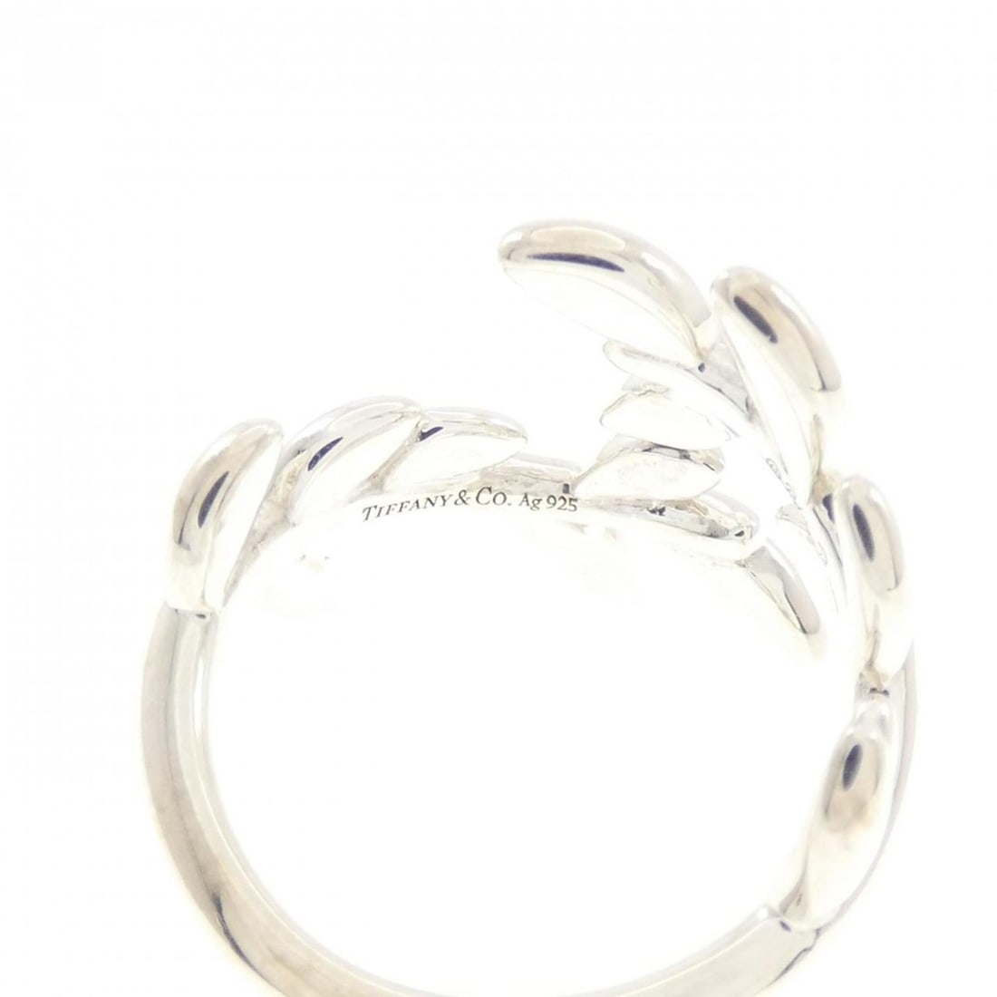 Tiffany Olive Leaf Bypass Ring - 4