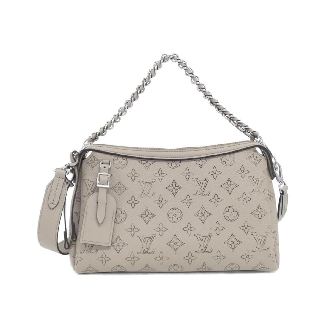Louis Vuitton Mahina Hand It All PM M24255 Shoulder Bag: --- Catalog ---Category: SizeSize (HxWxD): 18cm x 29cm x 13cm / 7.08'' x 11.41'' x 5.11''Category: DesignType: Shoulder bagColor: Beige, GalleGender: WomenMaterial: Mahina leather Category: