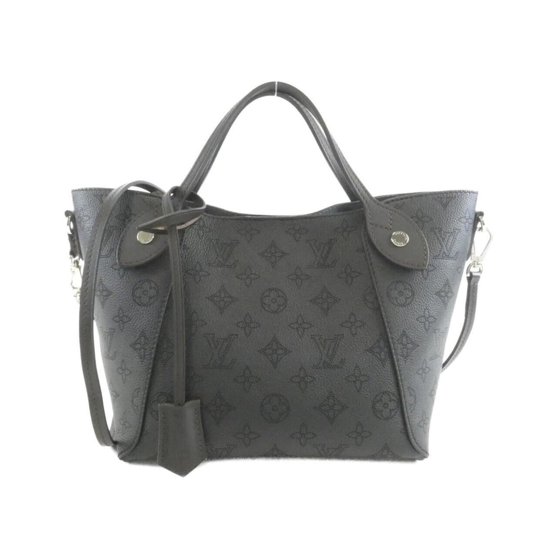 Louis Vuitton Mahina Hina PM M54350 Handbag: --- Catalog ---Category: SizeSize (HxWxD): 21cm x 34.5cm x 13cm / 8.26'' x 13.58'' x 5.11''Category: DesignType: Handbag, PouchColor: BlackGender: Men,WomenMaterial: Leather Hardware Color: SilverLeat