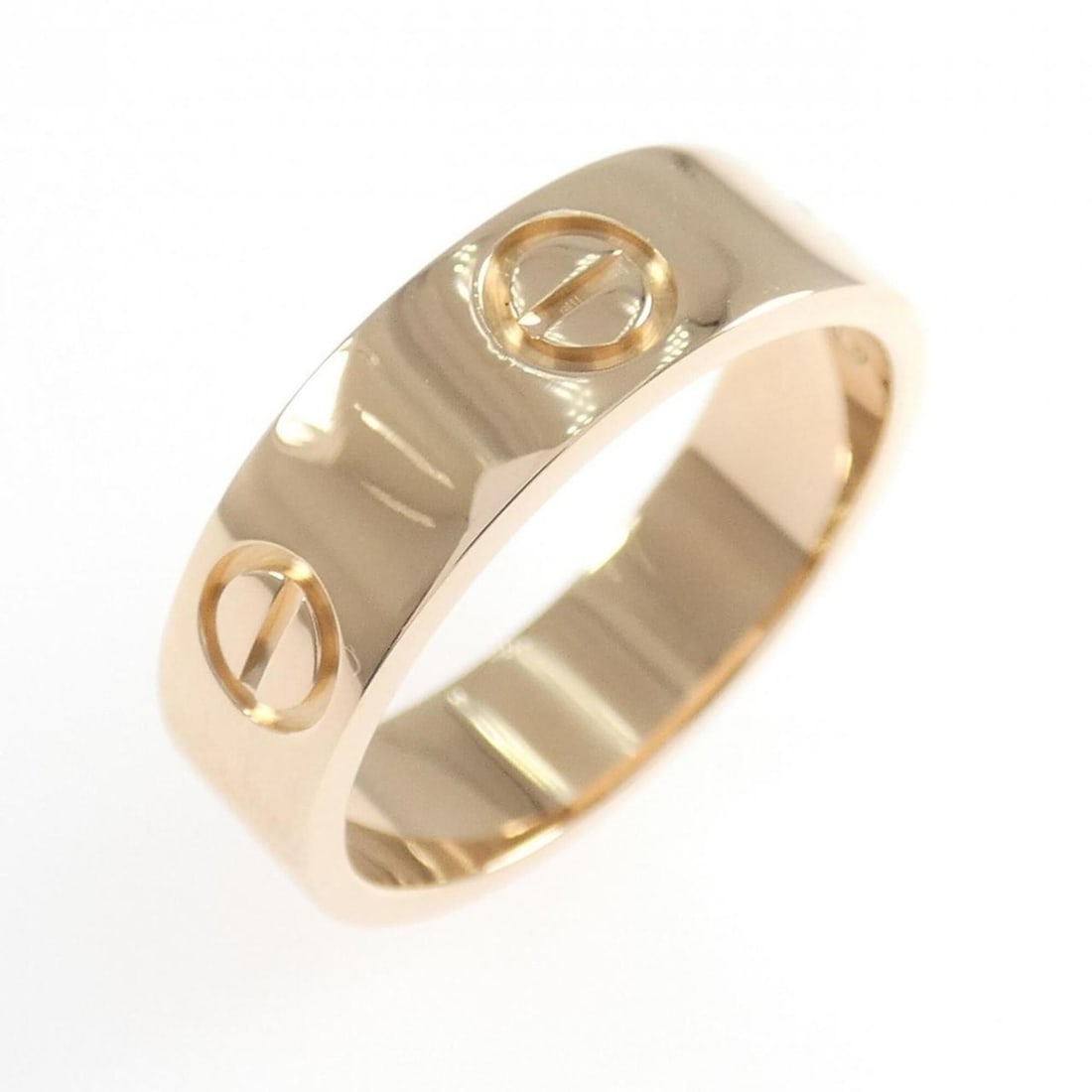 Cartier Love Ring: --- Catalog ---Category: SizeJP Size: 13US Size: 6.5Category: DesignType: Band ringColor: Pink goldGender: WomenMaterial: Pink gold (18K)Category: GeneralBrand: Cartier--- Item List ---Section: Condit