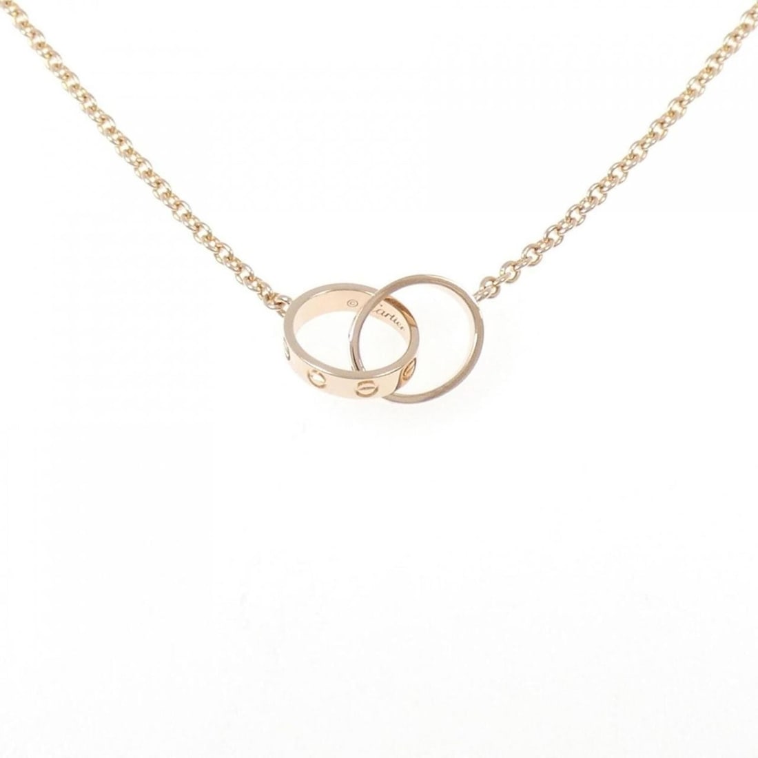Cartier Baby Love Necklace: --- Catalog ---Category: SizeNeck Circumference: 44 cm / 17.32''Category: DesignColor: Pink goldGender: WomenMaterial: Pink gold (18K)Necklace Type: NecklaceCategory: GeneralBrand: Cartier--- Item Lis