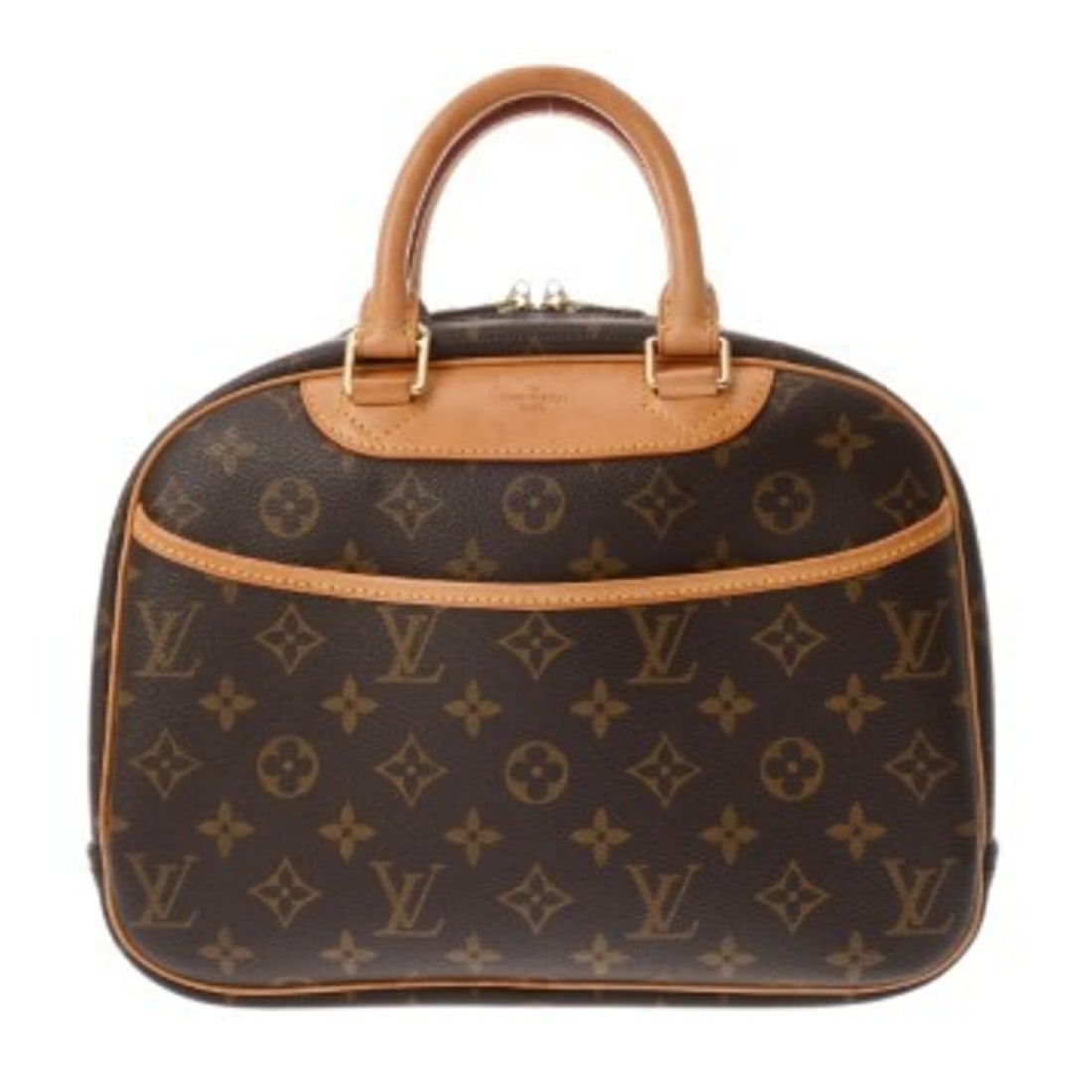 LOUIS VUITTON Louis Vuitton Monogram Trouville Brown M42228 Women's Canvas Handbag AB Rank Used: --- Catalog ---Category: SizeSize (HxWxD): 21cm x 28cm x 10cm / 8.26'' x 11.02'' x 3.93''Category: DesignType: HandbagColor: BrownGender: WomenMaterial: Monogram , Canvas Category: GeneralMPN: