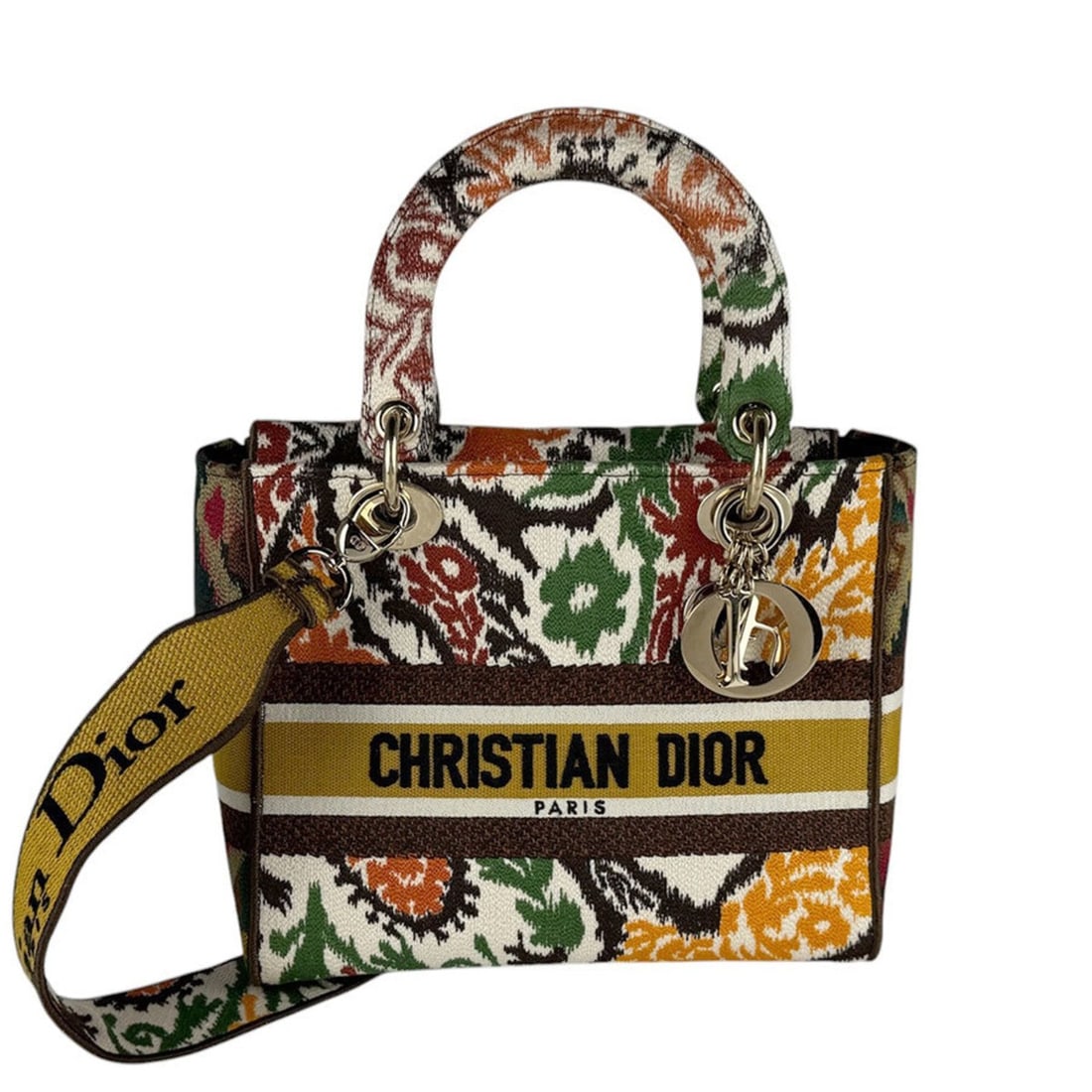 Christian Dior Lady Delight handbag/shoulder bag, canvas, orange/brown/gold, women's, z10158: --- Catalog ---Category: SizeSize (HxWxD): 19cm x 24cm x 12cm / 7.48'' x 9.44'' x 4.72''Category: DesignType: Handbag, Shoulder bagColor: Brown, OrangeGender: WomenMaterial: Canvas Category: