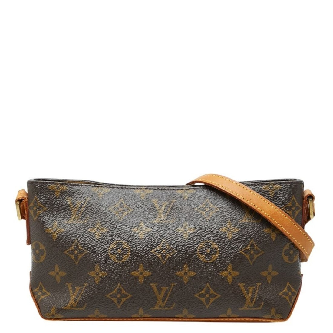 Louis Vuitton Monogram Canvas Trotteur Crossbody Shoulder Bag M51240 Brown Leather Women's LOUIS: --- Catalog ---Category: SizeSize (HxWxD): 12.5cm x 25cm x 7cm / 4.92'' x 9.84'' x 2.75''Category: DesignType: Shoulder bagColor: BrownGender: WomenMaterial: PVC , Leather Category: GeneralMPN: M51240