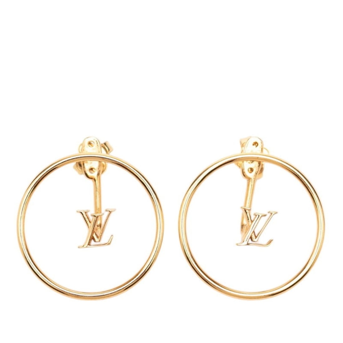 Louis Vuitton Boucles d'Oreilles LV Eclipse Hoop Earrings M00774 Gold Plated Women's LOUIS VUITTON: --- Catalog ---Category: SizeSize (HxWxD): 27.00mm x 27.00mm / 1.06'' x 1.06''Category: DesignType: Hoop earringsColor: GoldGender: WomenCategory: GeneralMPN: M00774Brand: Louis Vuitton--- Item List -