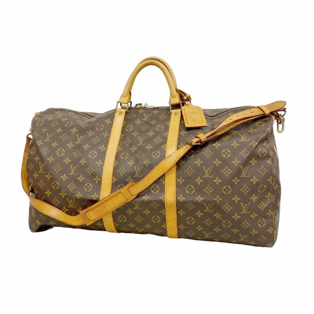 Louis Vuitton Bags - Boston Monogram Keepall Bandoulière 60 M41412 Brown Men's & Women's: --- Catalog ---Category: SizeSize (HxWxD): 34cm x 60cm x 27cm / 13.38'' x 23.62'' x 10.62''Category: DesignType: Boston bagColor: BrownGender: Men,WomenCategory: GeneralMPN: M41412Brand: Louis Vuitton