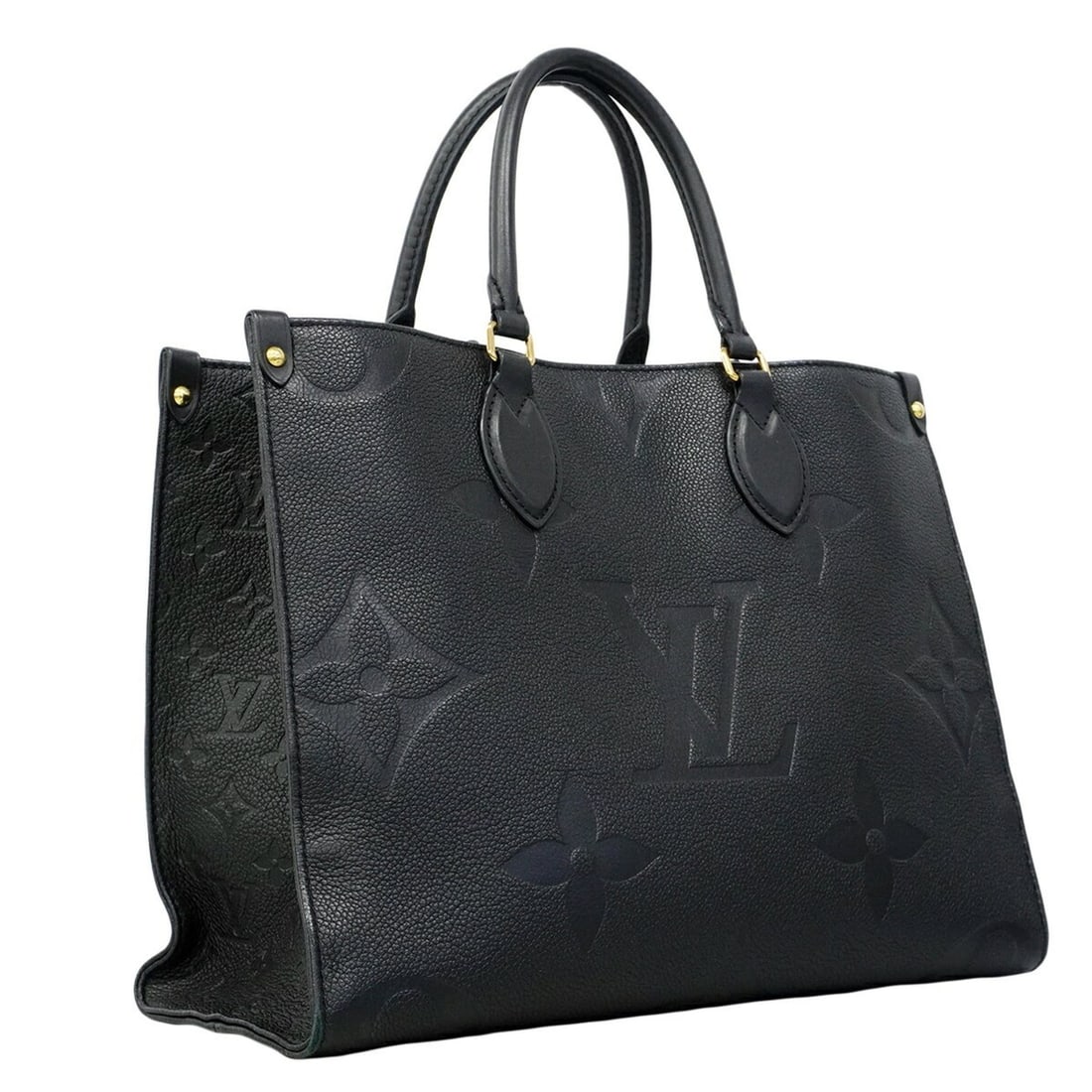 Louis Vuitton Monogram Empreinte OnTheGo MM Tote Bag M45595 Noir (Black) 2-way bag for women: --- Catalog ---Category: SizeSize (HxWxD): 27cm x 34.5cm x 15cm / 10.62'' x 13.58'' x 5.9''Category: DesignType: Tote bagColor: NoirGender: WomenCategory: GeneralMPN: M45595Brand: Louis Vuitton--- Ite