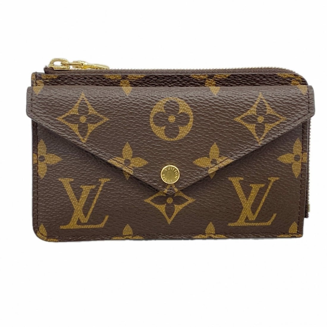 Louis Vuitton Monogram Portecarte Verso Wallet/Coin Case M69431 Brown Black Men's/Women's: --- Catalog ---Category: SizeSize (HxWxD): 8cm x 13cm x 2cm / 3.14'' x 5.11'' x 0.78''Category: DesignType: Coin purse/coin caseColor: Black, BrownGender: Men,WomenCategory: GeneralMPN: M69431Brand: L