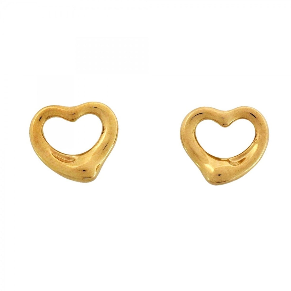 Tiffany & Co. Heart Earrings, 18K Yellow Gold, Women's: --- Catalog ---Category: SizeSize (HxWxD): 9.60mm x 10.70mm / 0.38'' x 0.42''Category: DesignType: Stud earringsGender: WomenMaterial: Yellow gold (18K)Category: GeneralBrand: Tiffany--- Item List ---