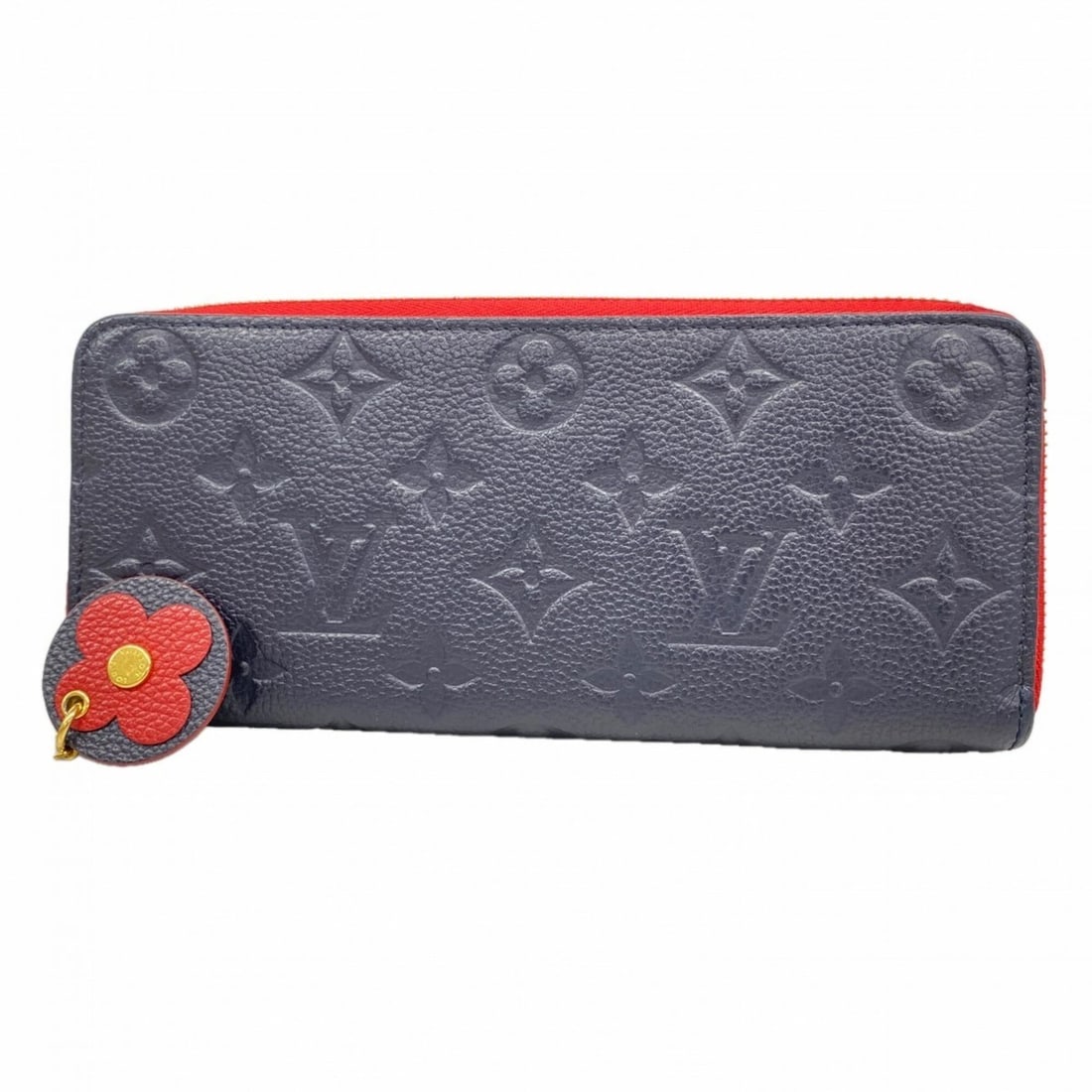 Louis Vuitton Monogram Empreinte Portefeuille Clemence Long Wallet M68325 Marine Rouge (Women's): --- Catalog ---Category: SizeSize (HxWxD): 9cm x 19.5cm x 2cm / 3.54'' x 7.67'' x 0.78''Category: DesignType: Long wallet (bi-fold)Color: Marine rougeGender: WomenCategory: GeneralMPN: M68325Brand: Lo