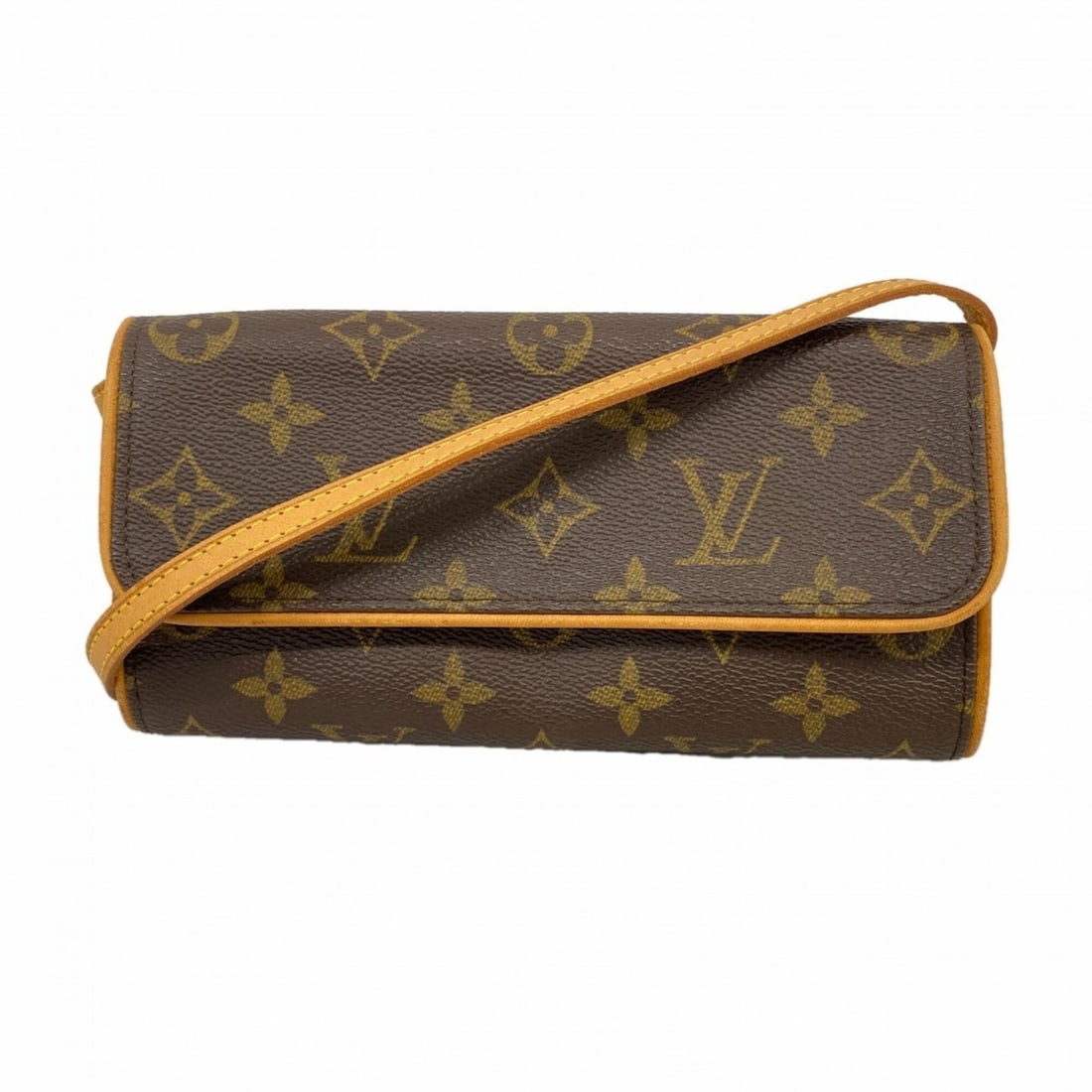 Louis Vuitton Monogram Pochette Twin PM Shoulder Bag M51854 Brown Women's: --- Catalog ---Category: SizeSize (HxWxD): 9.5cm x 19cm x 3cm / 3.74'' x 7.48'' x 1.18''Category: DesignType: Shoulder bagColor: BrownGender: WomenCategory: GeneralMPN: M51854Brand: Louis Vuitton--- I