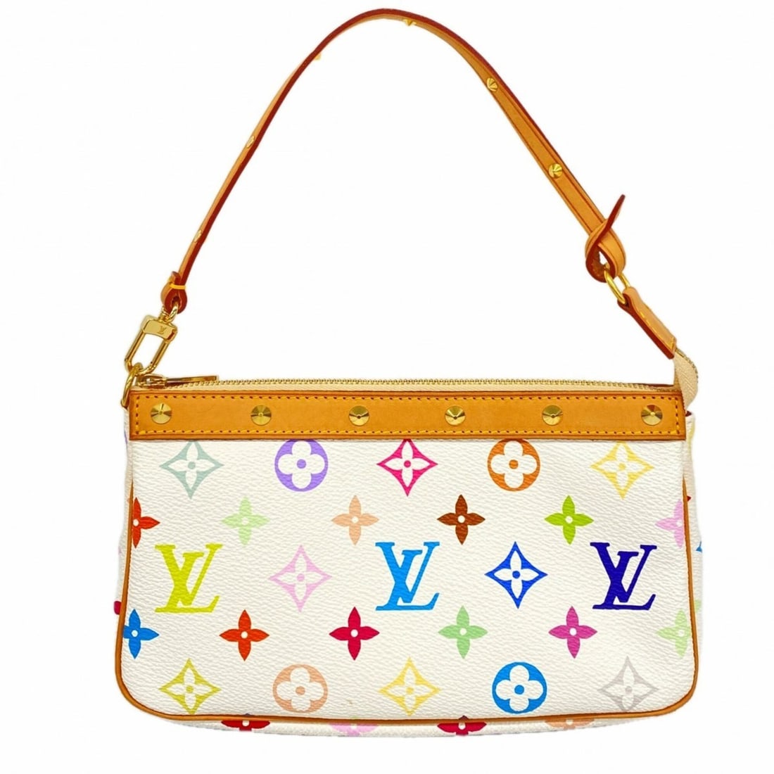 Louis Vuitton Bag/Pouch Monogram Multicolor Pochette Accessoires M92649 Blanc Women's: --- Catalog ---Category: SizeSize (HxWxD): 12.5cm x 21cm x 4.5cm / 4.92'' x 8.26'' x 1.77''Category: DesignType: PouchColor: BlancGender: WomenCategory: GeneralMPN: M92649Brand: Louis Vuitton--- Item 