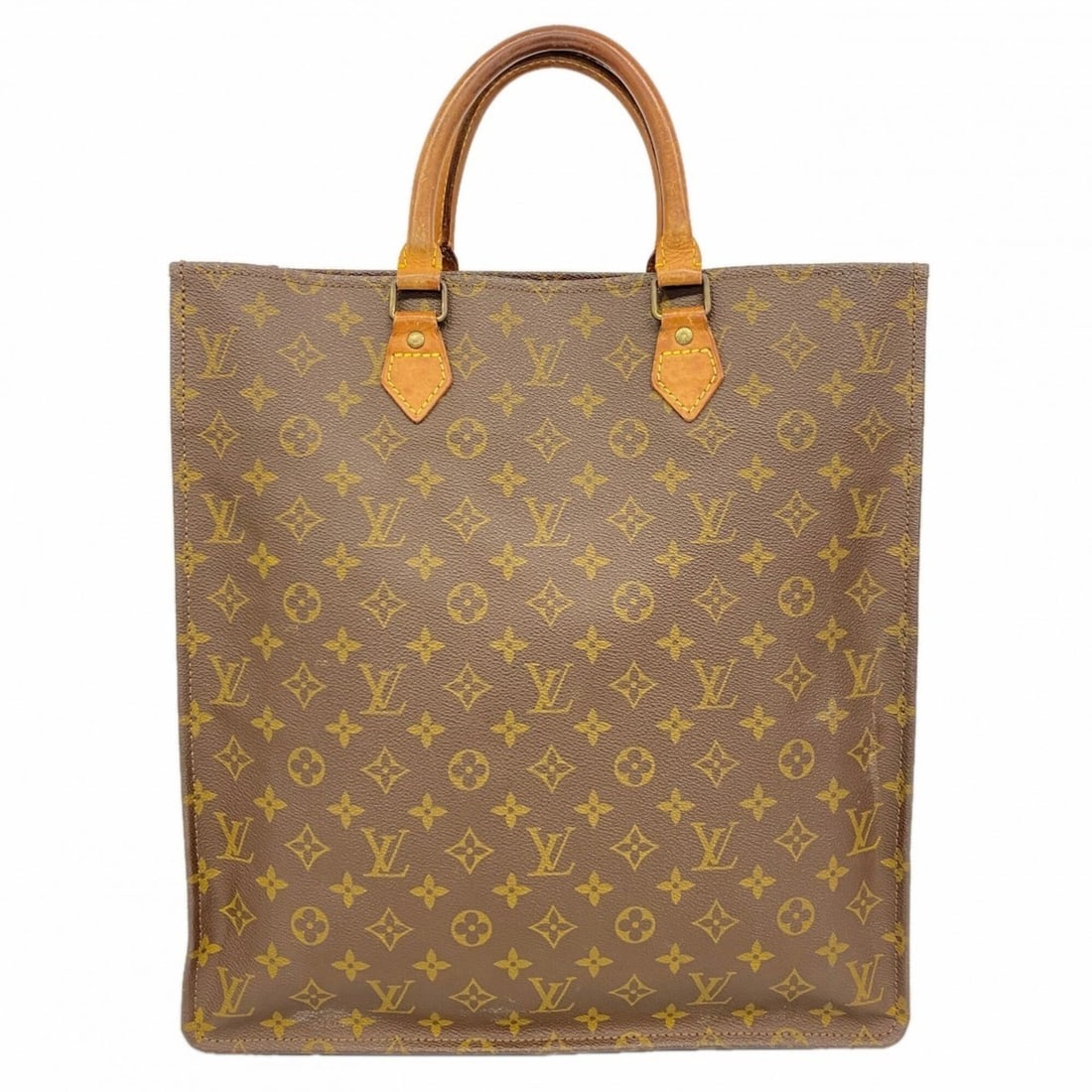 Louis Vuitton Monogram Sac Plat Tote Bag M51140 Brown Women's: --- Catalog ---Category: SizeSize (HxWxD): 39cm x 36cm x 9cm / 15.35'' x 14.17'' x 3.54''Category: DesignType: Tote bagColor: BrownGender: WomenCategory: GeneralMPN: M51140Brand: Louis Vuitton--- Item