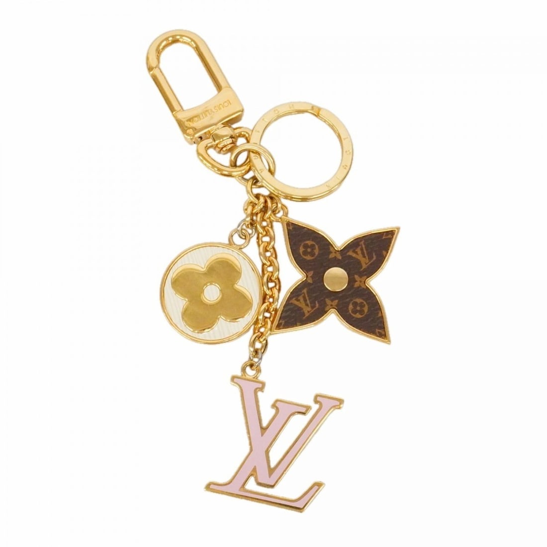Louis Vuitton Keychain Charm Monogram Portefeuille Spring Street M69008 Brown Gold Pink Women's: --- Catalog ---Category: SizeSize (HxWxD): 14cm x 3cm x 5.00mm / 5.51'' x 1.18'' x 0.19''Category: DesignType: KeyringColor: Brown, Monogram, PinkGender: WomenCategory: GeneralMPN: M69008Brand: Louis 
