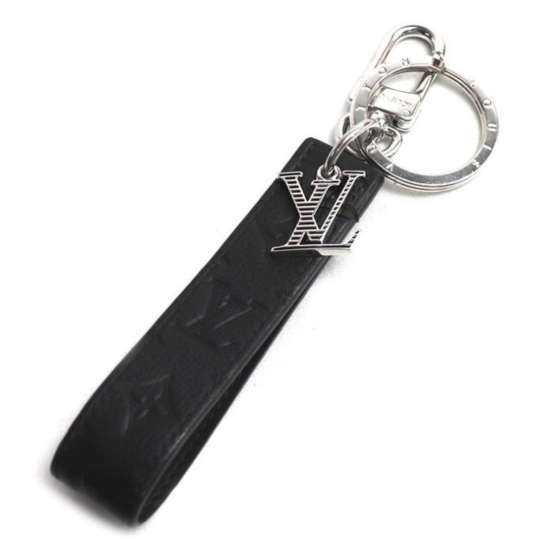LOUIS VUITTON Louis Vuitton Keychain Dragonne Monogram Shadow Black M01298 Men's: --- Catalog ---Category: DesignType: KeyringColor: BlackGender: MenMaterial: LeatherCategory: GeneralMPN: M01298Brand: Louis VuittonCountry of Origin: France--- Item List ---Section: ConditionRanking: