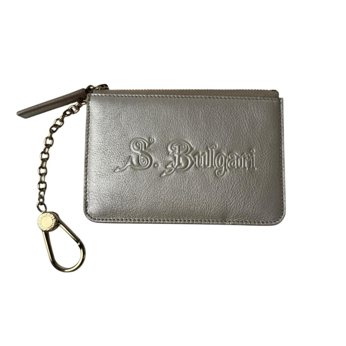 Bulgari BVLGARI Sotirio Keyring Wallet/Coin Case for Women: --- Catalog ---Category: SizeSize (HxWxD): 9cm x 13cm / 3.54'' x 5.11''Category: DesignType: Coin purse/coin caseColor: GoldGender: WomenMaterial: Leather Category: GeneralBrand: Bvlgari--- Item List 