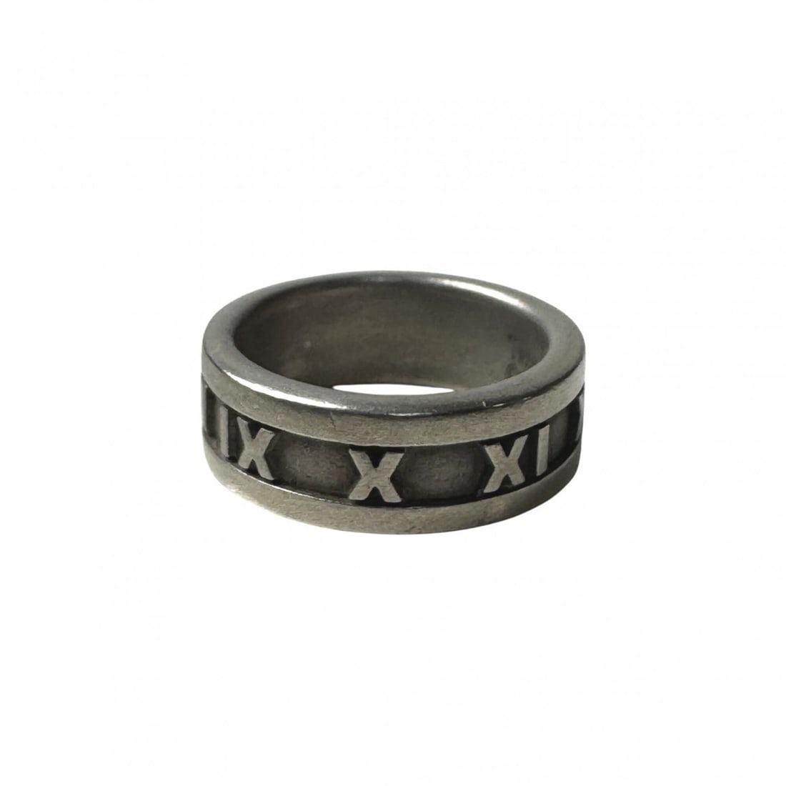Tiffany & Co. Atlas Ring, 925 Sterling Silver, Size # (Japanese Size), Women's: --- Catalog ---Category: SizeJP Size: 7US Size: 4Category: DesignType: Band ringColor: SilverGender: WomenMaterial: Silver 925Category: GeneralBrand: Tiffany--- Item List ---Section: ConditionRanking: