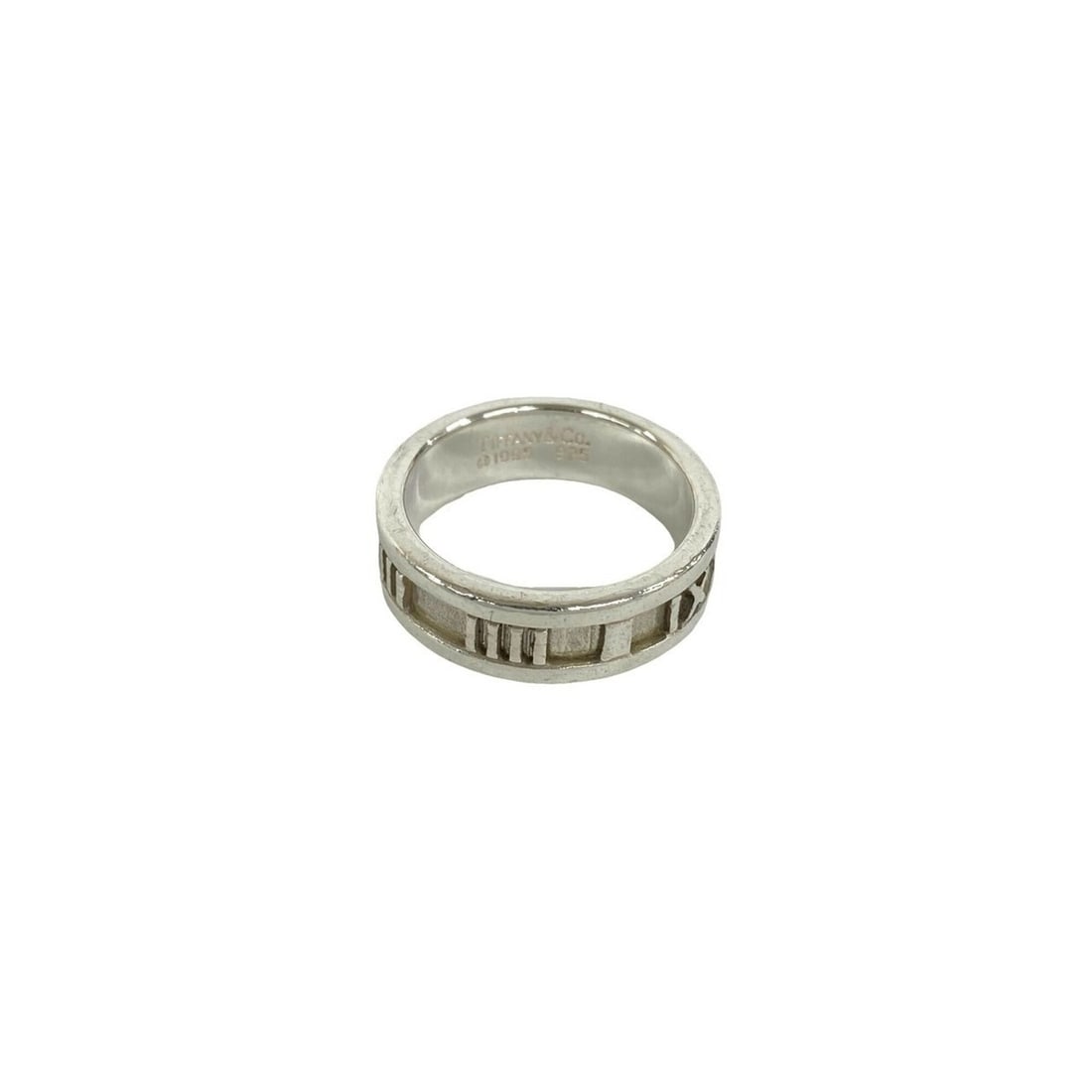 TIFFANY&Co. Tiffany Vintage Atlas Ring, Sterling Silver 925, Accessory, Men's & Women's, Silver,: --- Catalog ---Category: SizeJP Size: 14US Size: 7Category: DesignType: Band ringColor: SilverGender: Men,WomenMaterial: Silver 925Category: GeneralBrand: Tiffany--- Item List ---Section: ConditionRan